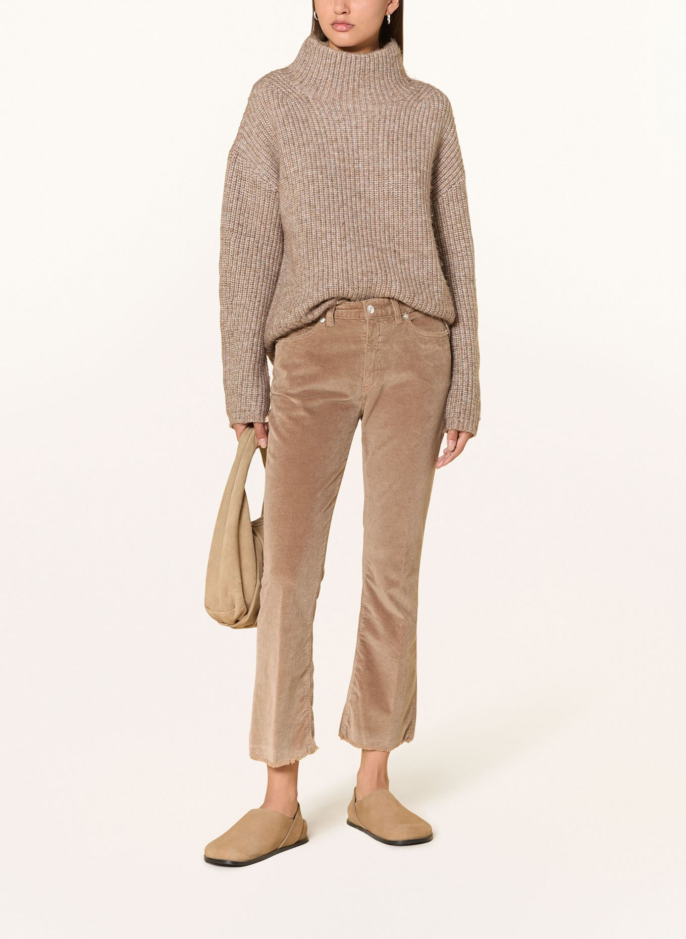 nine:inthe:morning 7/8-Cordhose EASY KICK: BRAUN