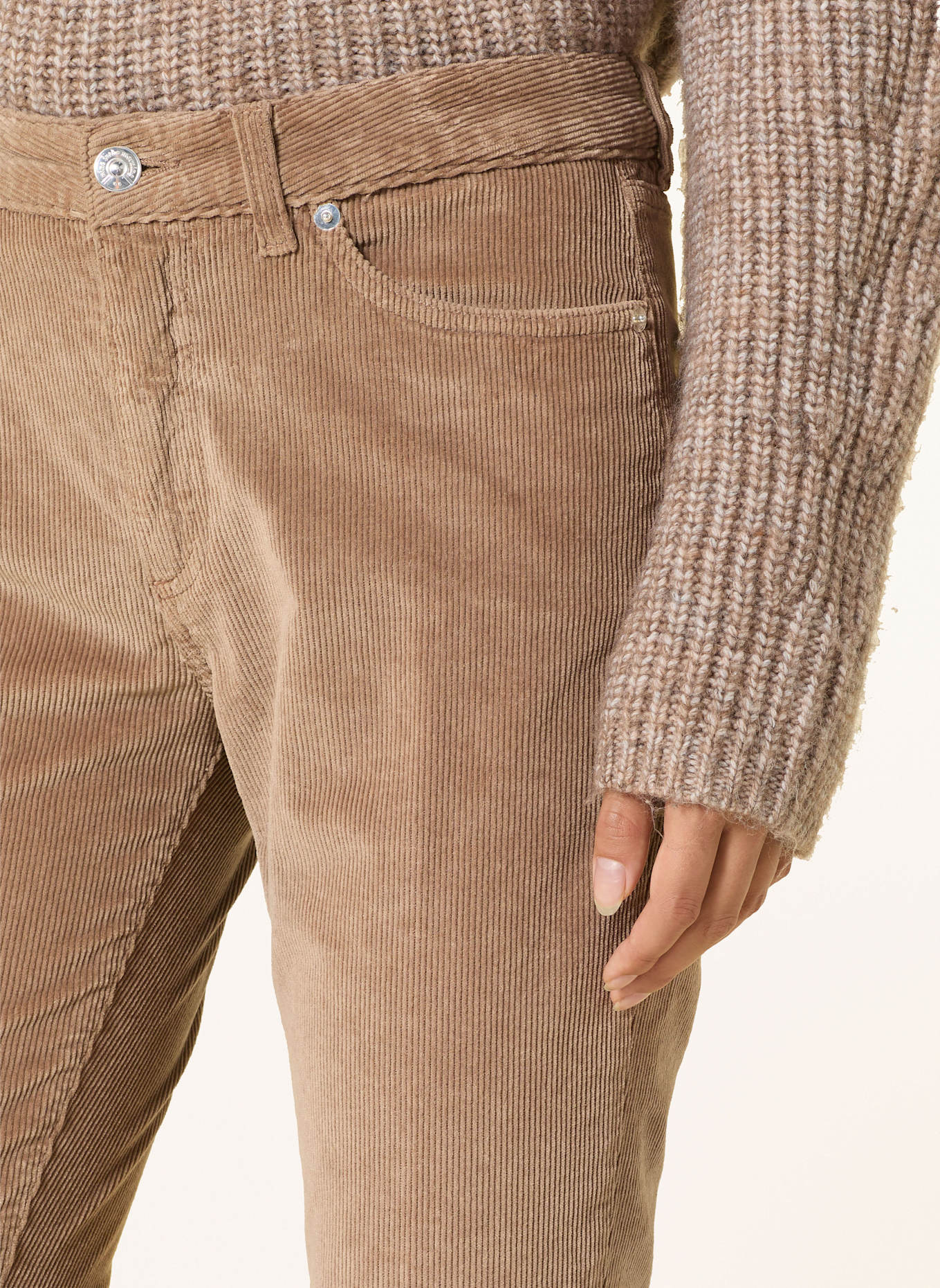 nine:inthe:morning 7/8-Cordhose EASY KICK: BRAUN