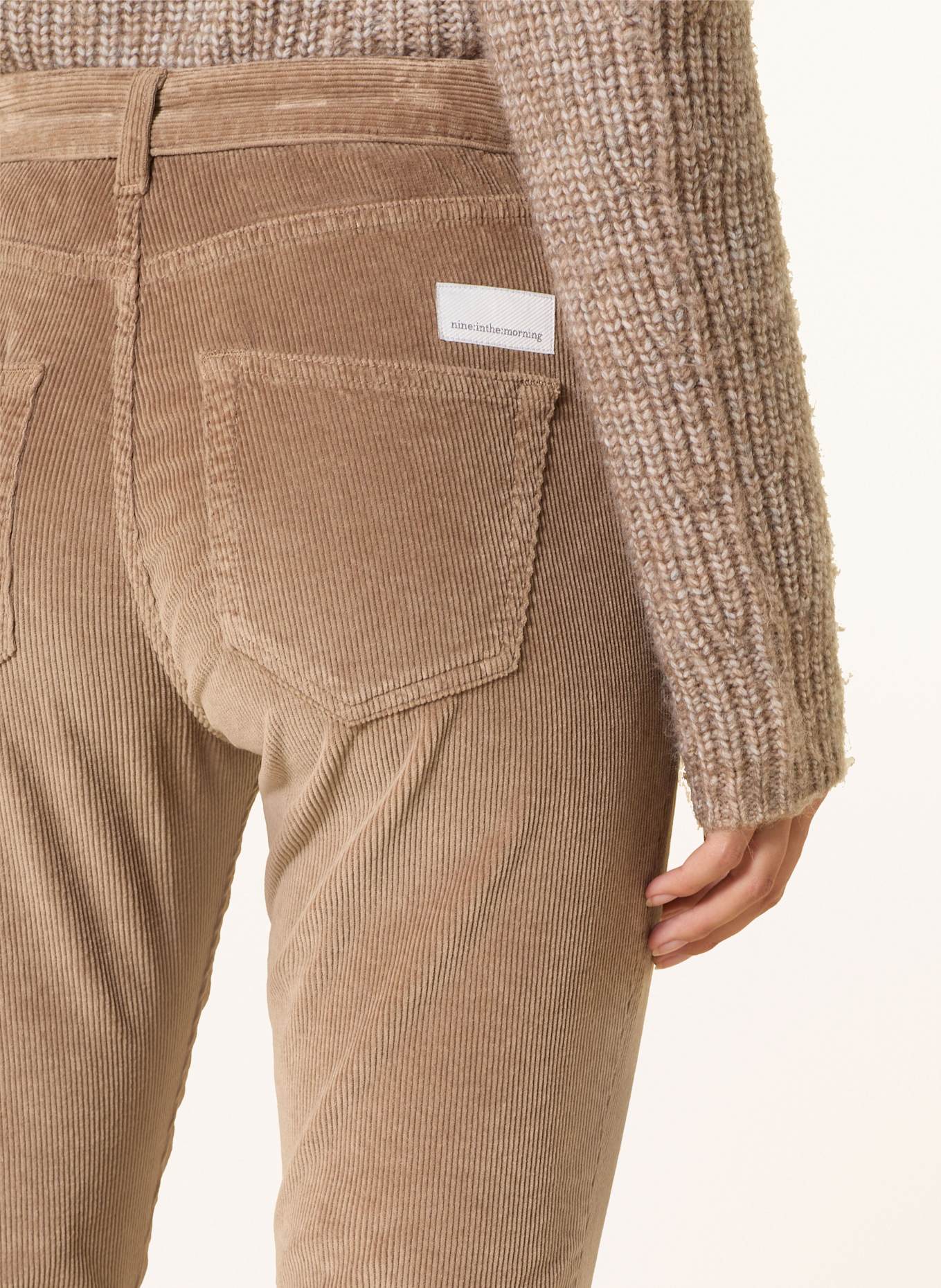 nine:inthe:morning 7/8-Cordhose EASY KICK: BRAUN