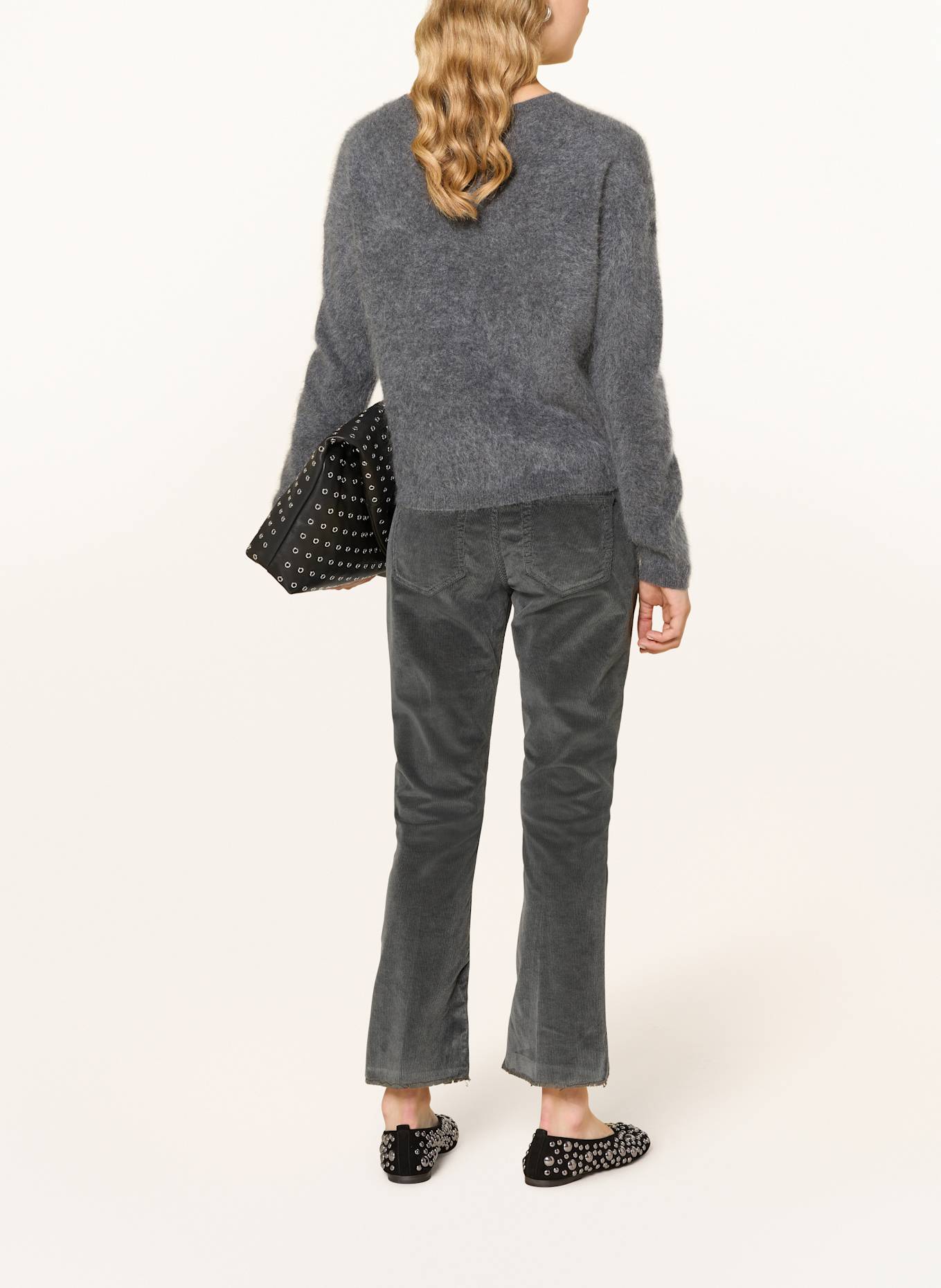 nine:inthe:morning 7/8-Cordhose EASY KICK: DUNKELGRAU