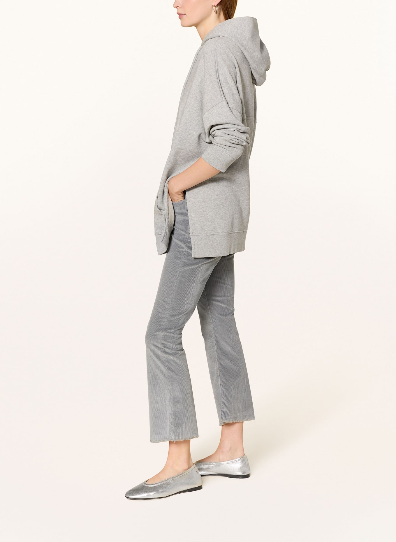 nine:inthe:morning 7/8-Cordhose EASY KICK: GRAU