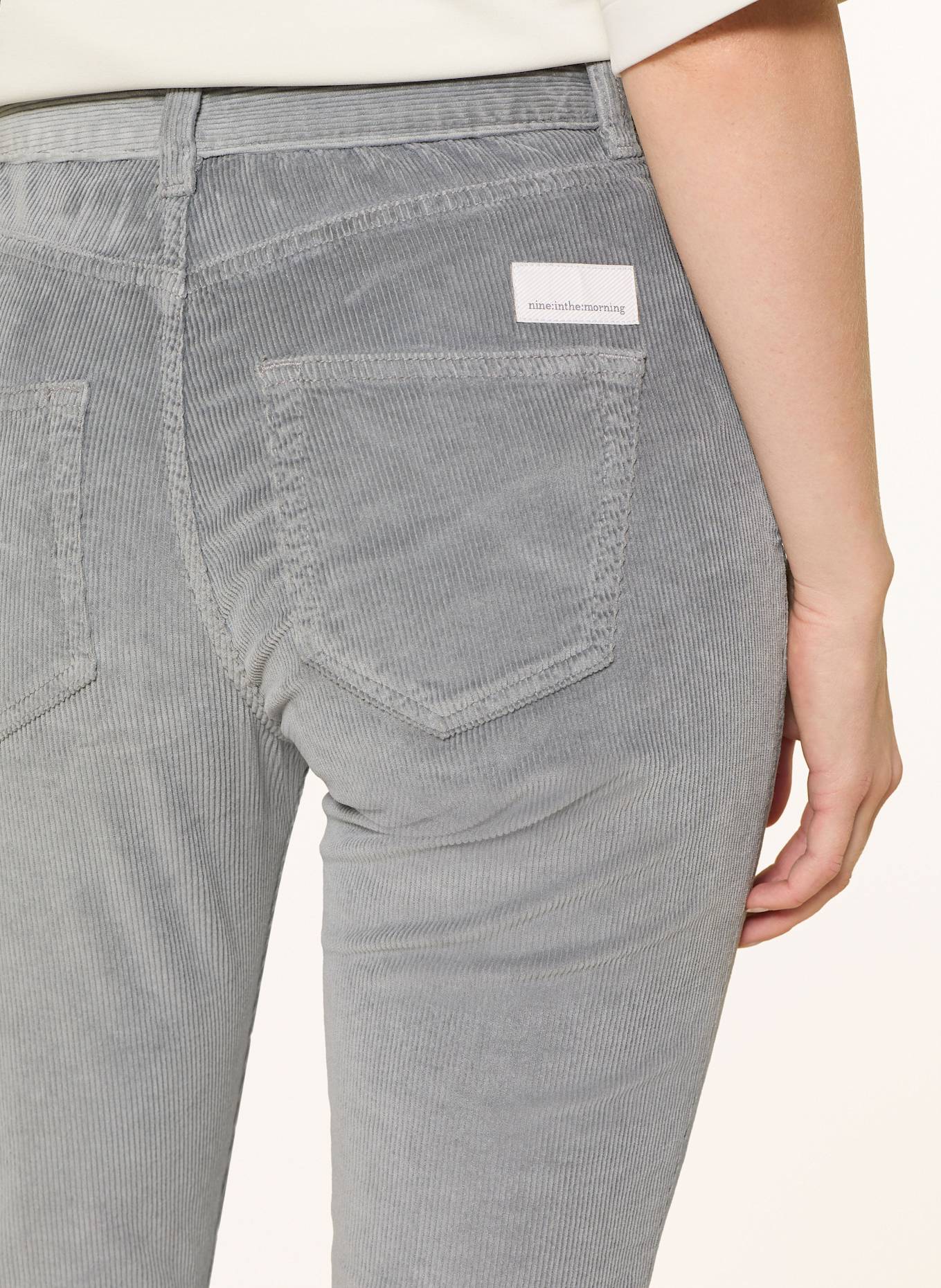 nine:inthe:morning 7/8-Cordhose EASY KICK: GRAU