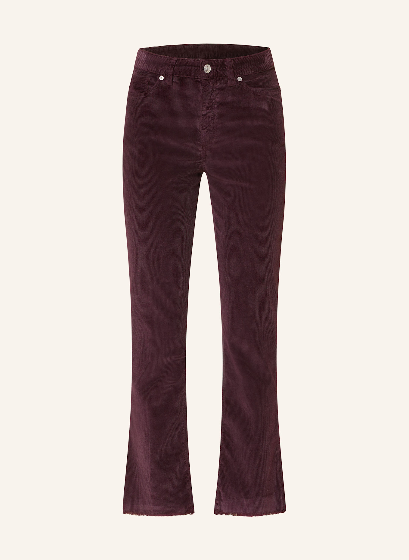 nine:inthe:morning 7/8-Cordhose EASY KICK: DUNKELLILA