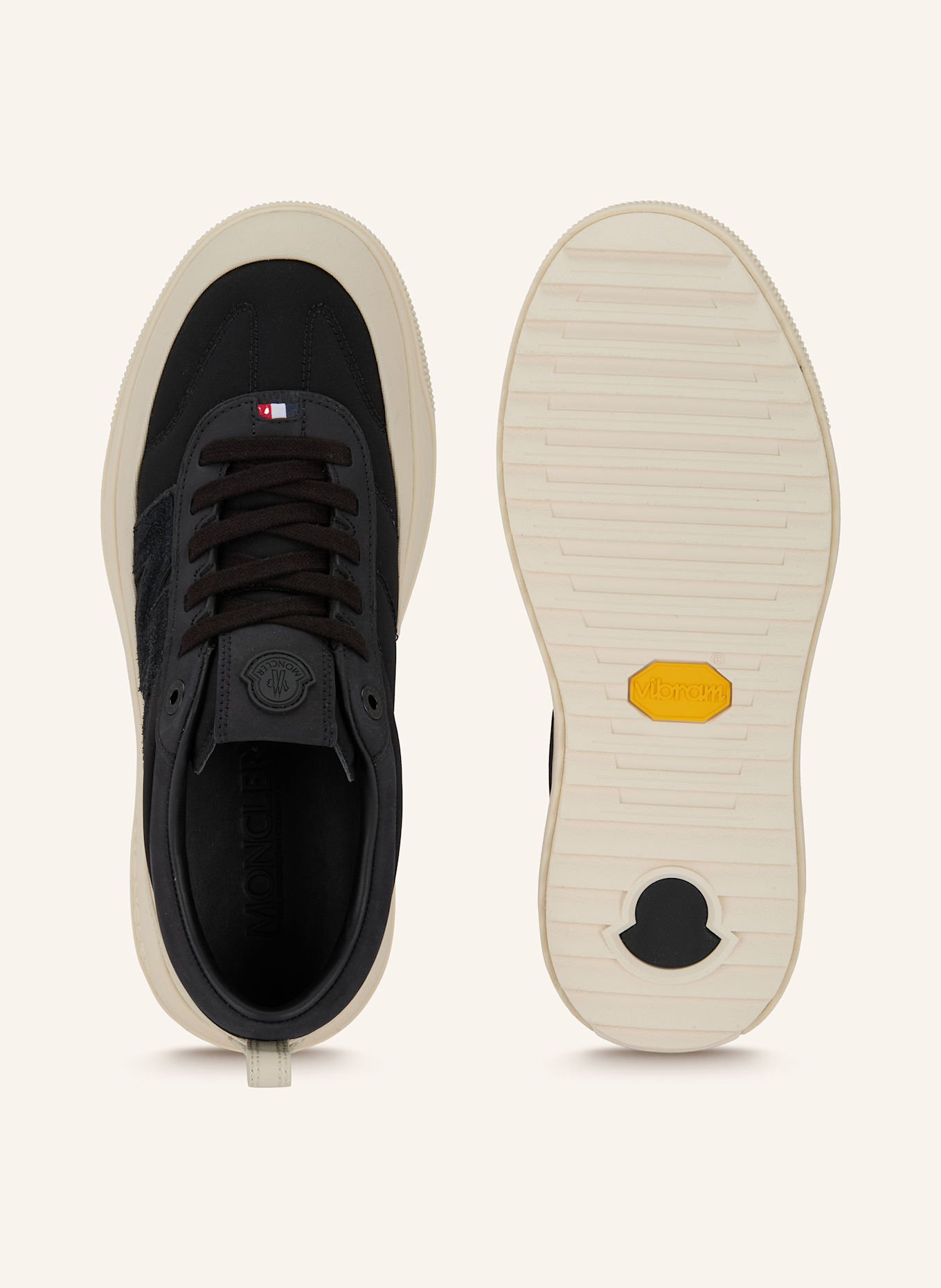 MONCLER Sneakersy MONOPULSE: CZARNY