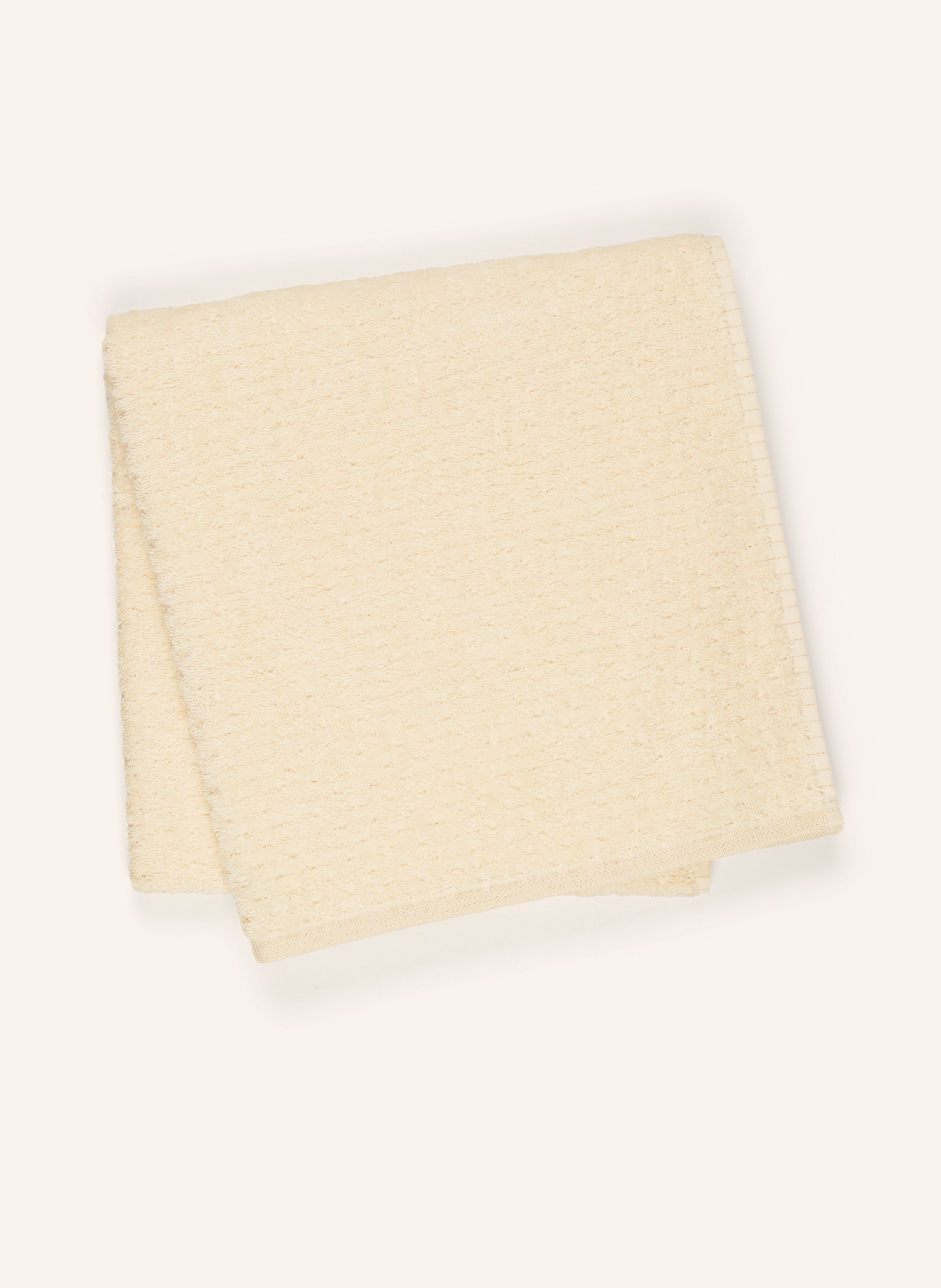 VOSSEN Ręcznik kąpielowy GOLDEN CENTURY z błyszczącą przędzą: JASNOŻÓŁTY