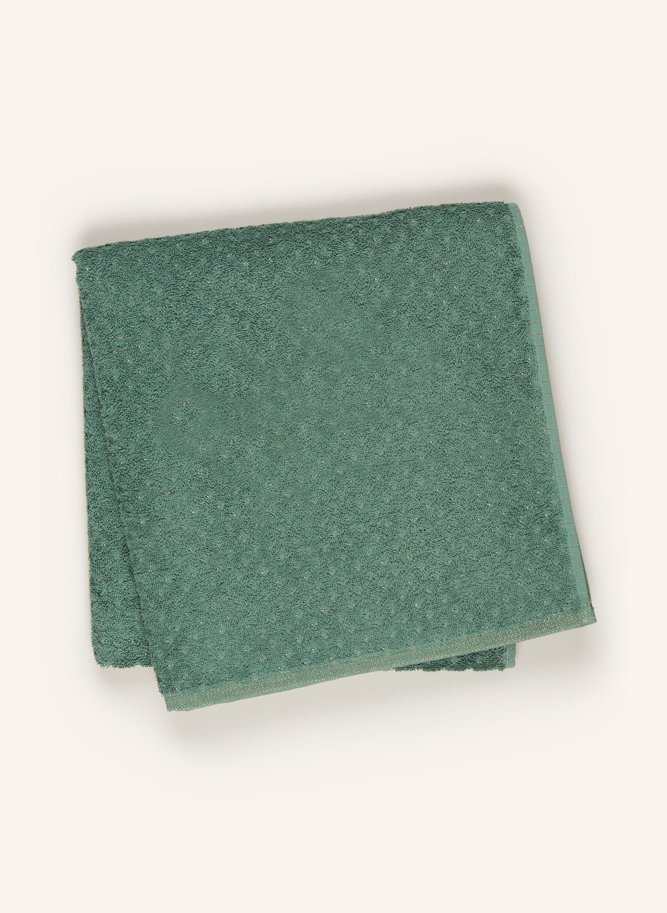 VOSSEN Ręcznik kąpielowy GOLDEN CENTURY z błyszczącą przędzą: ZIELONY