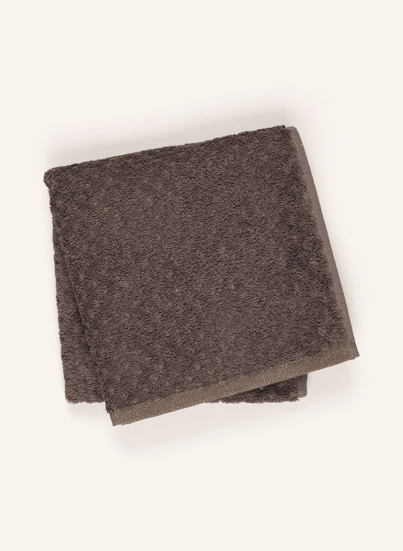 VOSSEN Ręcznik GOLDEN CENTURY z błyszczącą przędzą: CZIEMNOSZARY