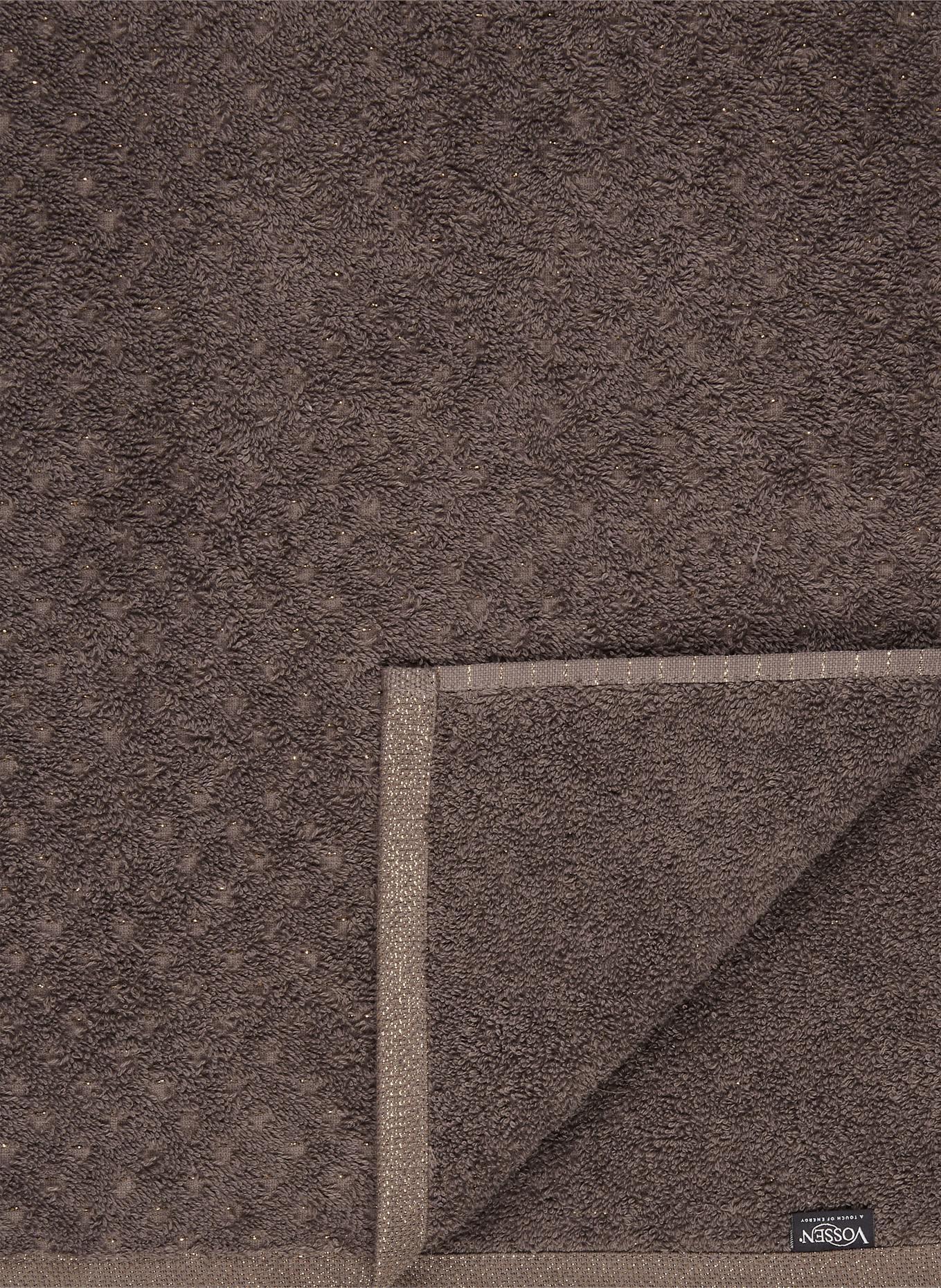 VOSSEN Ręcznik GOLDEN CENTURY z błyszczącą przędzą: CZIEMNOSZARY