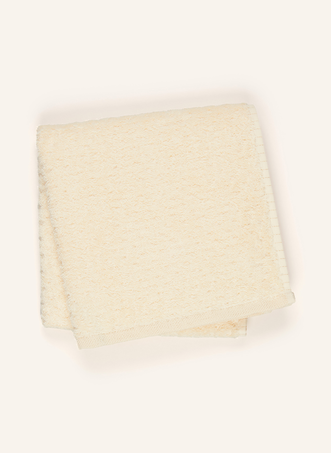 VOSSEN Handtuch GOLDEN CENTURY mit Glitzergarn: HELLGELB