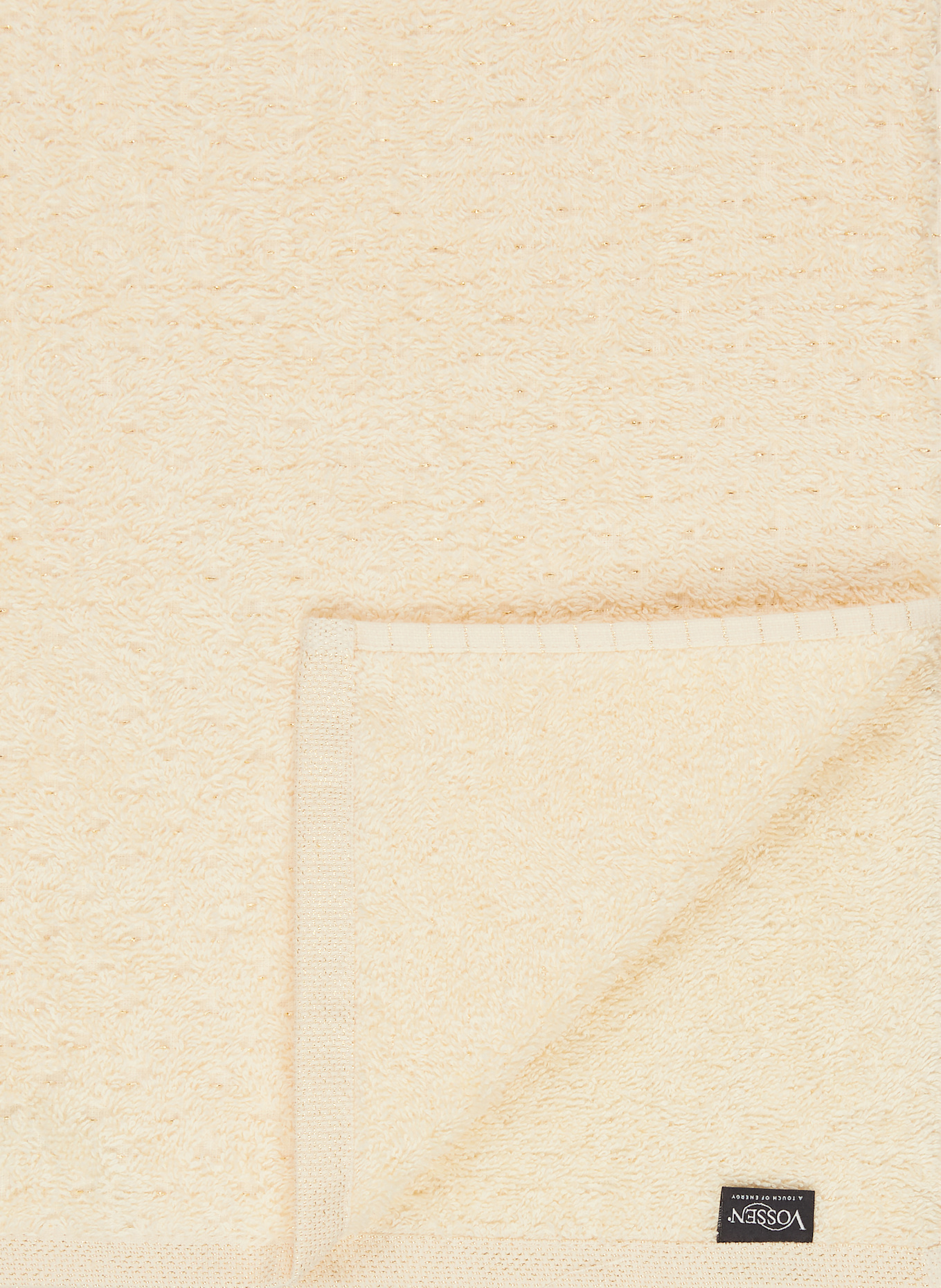 VOSSEN Handtuch GOLDEN CENTURY mit Glitzergarn: HELLGELB