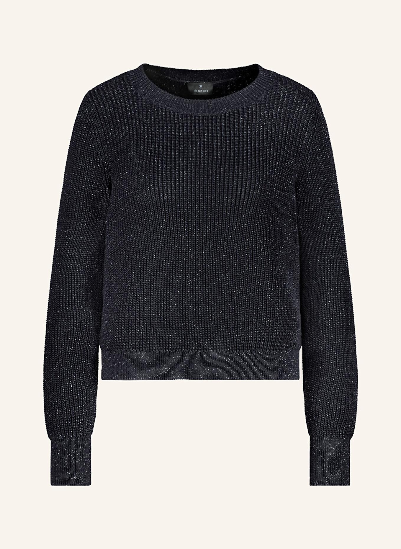 monari Pullover mit Glitzegarn: DUNKELBLAU