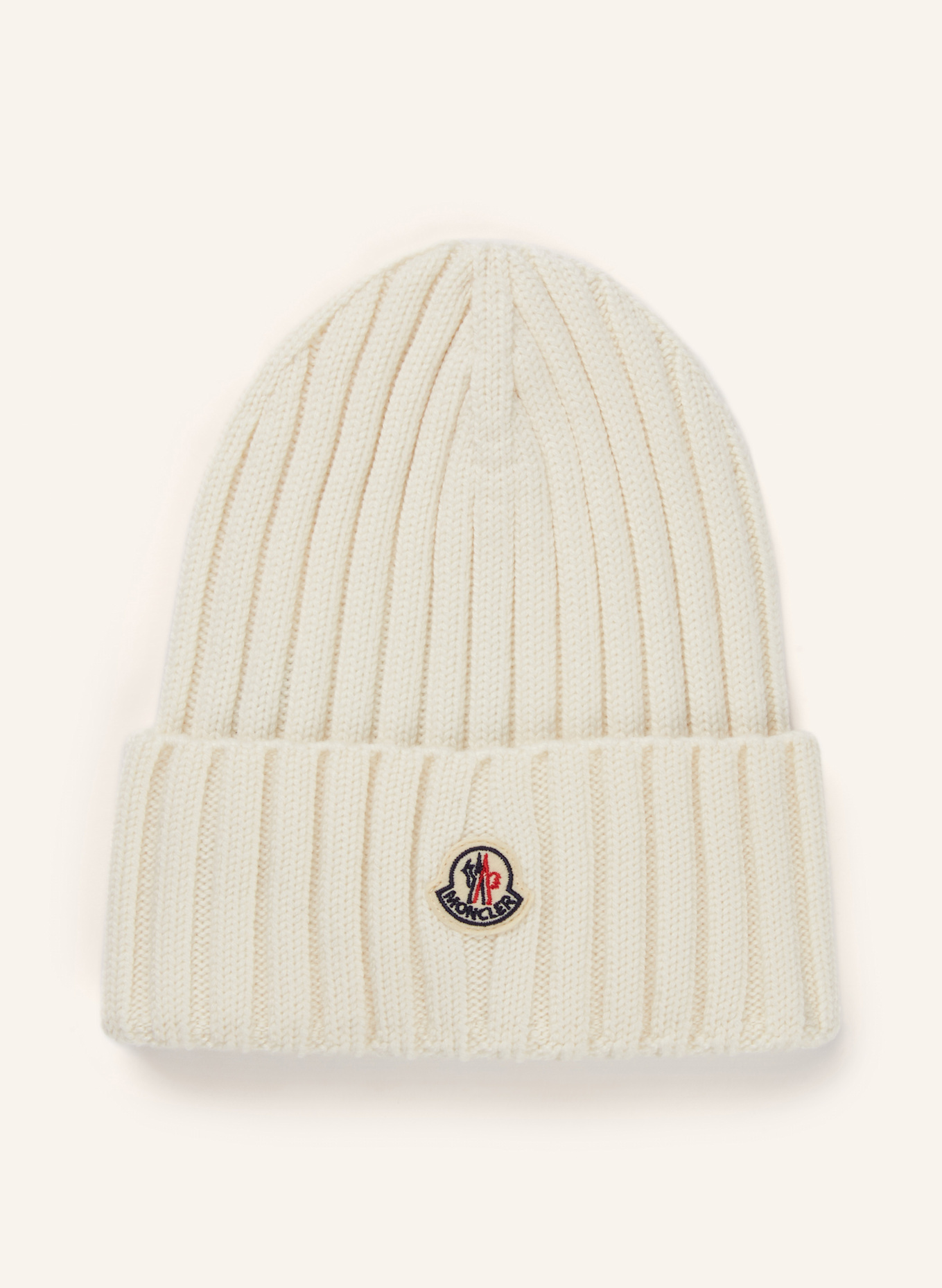 MONCLER Mütze: ECRU