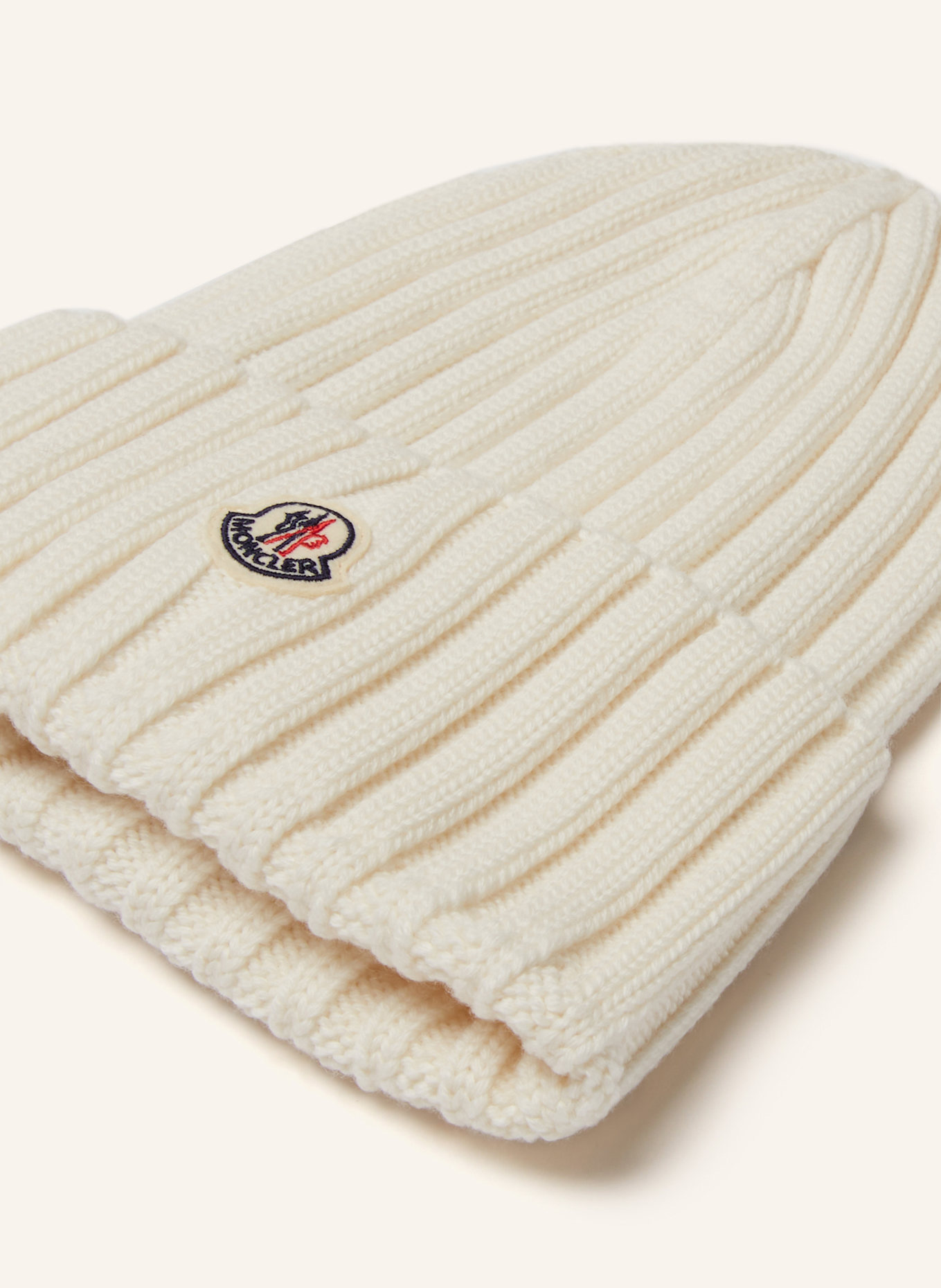 MONCLER Mütze: ECRU