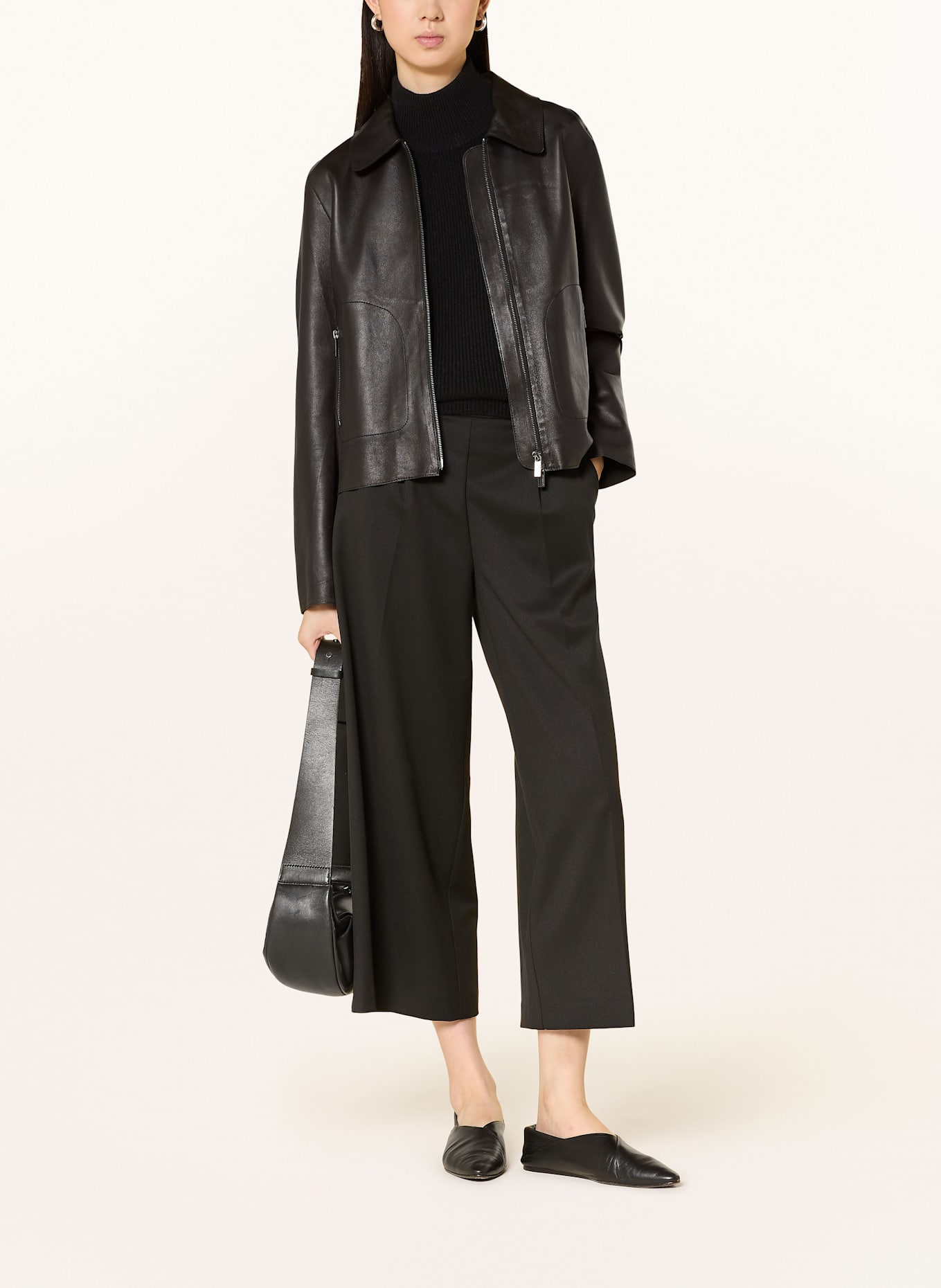 MORE & MORE Culotte: SCHWARZ