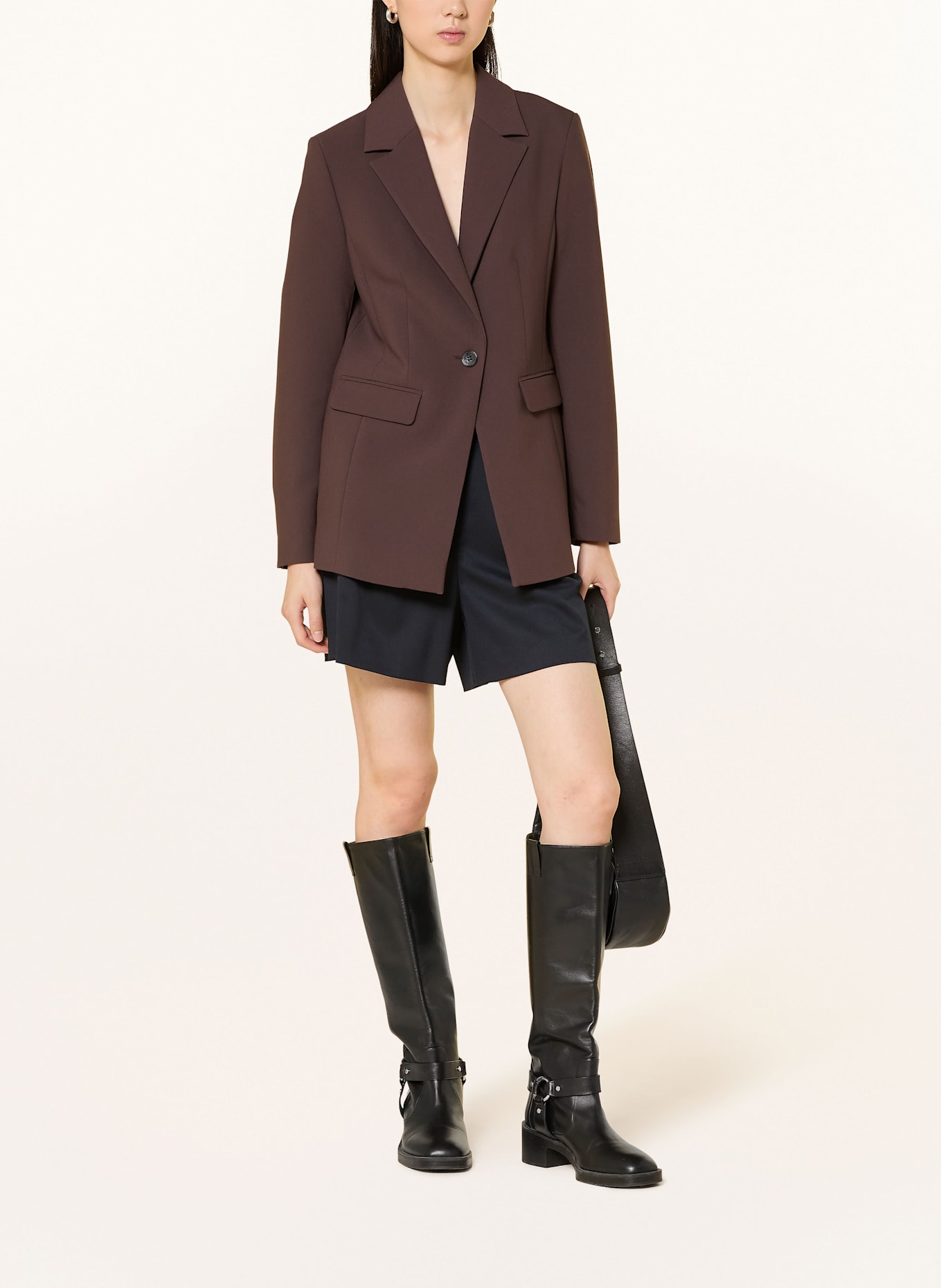 MORE & MORE Blazer: DUNKELBRAUN