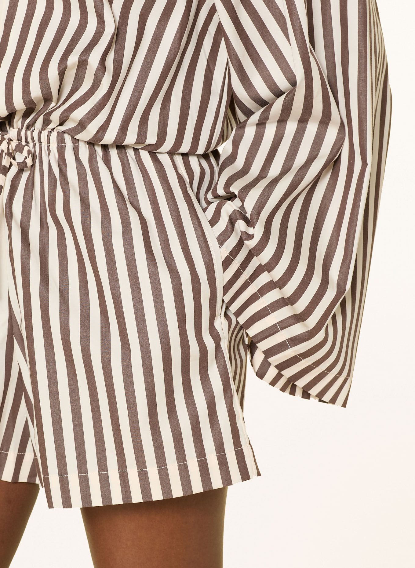 FAITHFULL THE BRAND Jumpsuit AKSEL: DUNKELBRAUN / ECRU