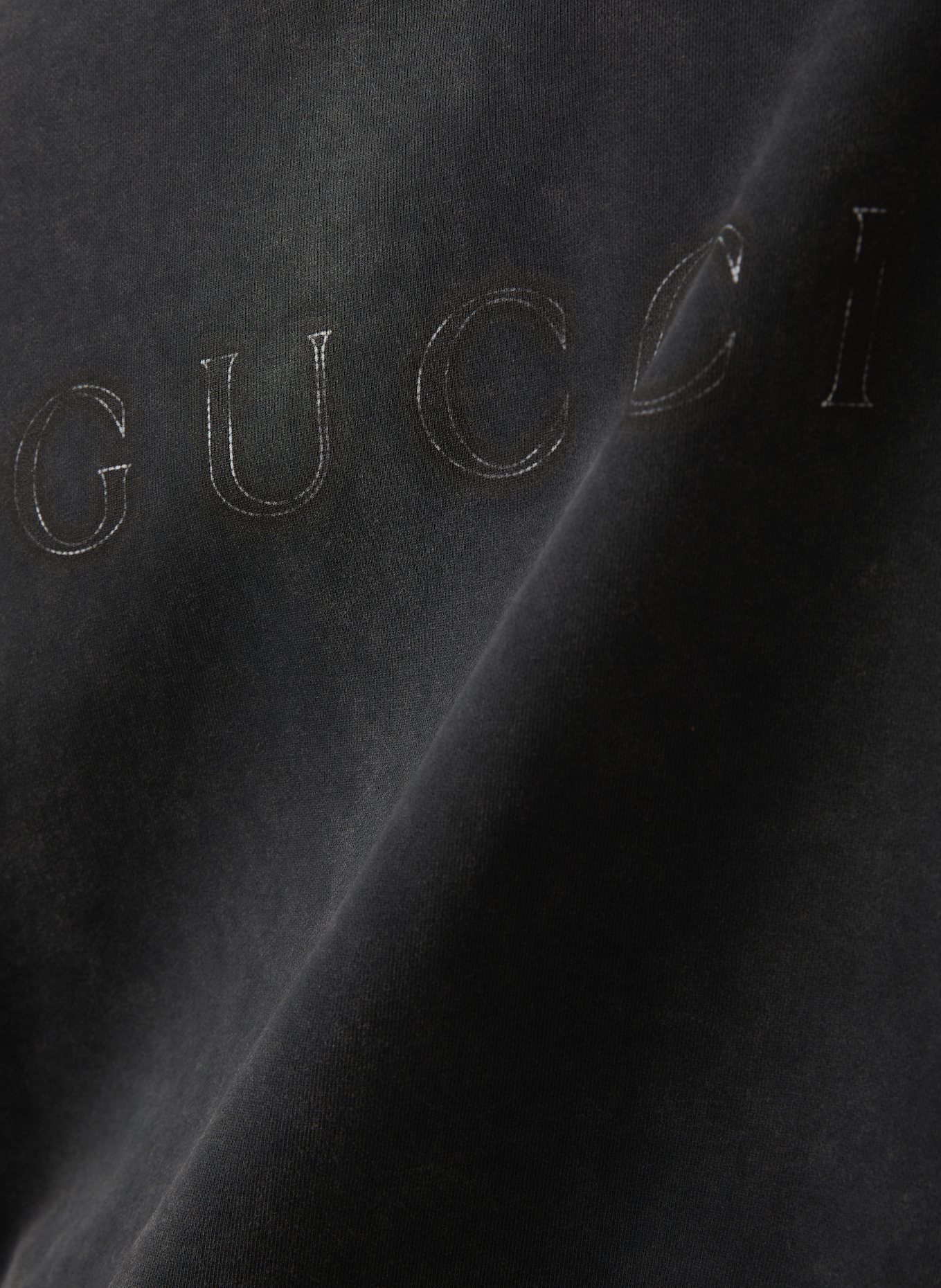 GUCCI Bluza z kapturem: CZIEMNOSZARY