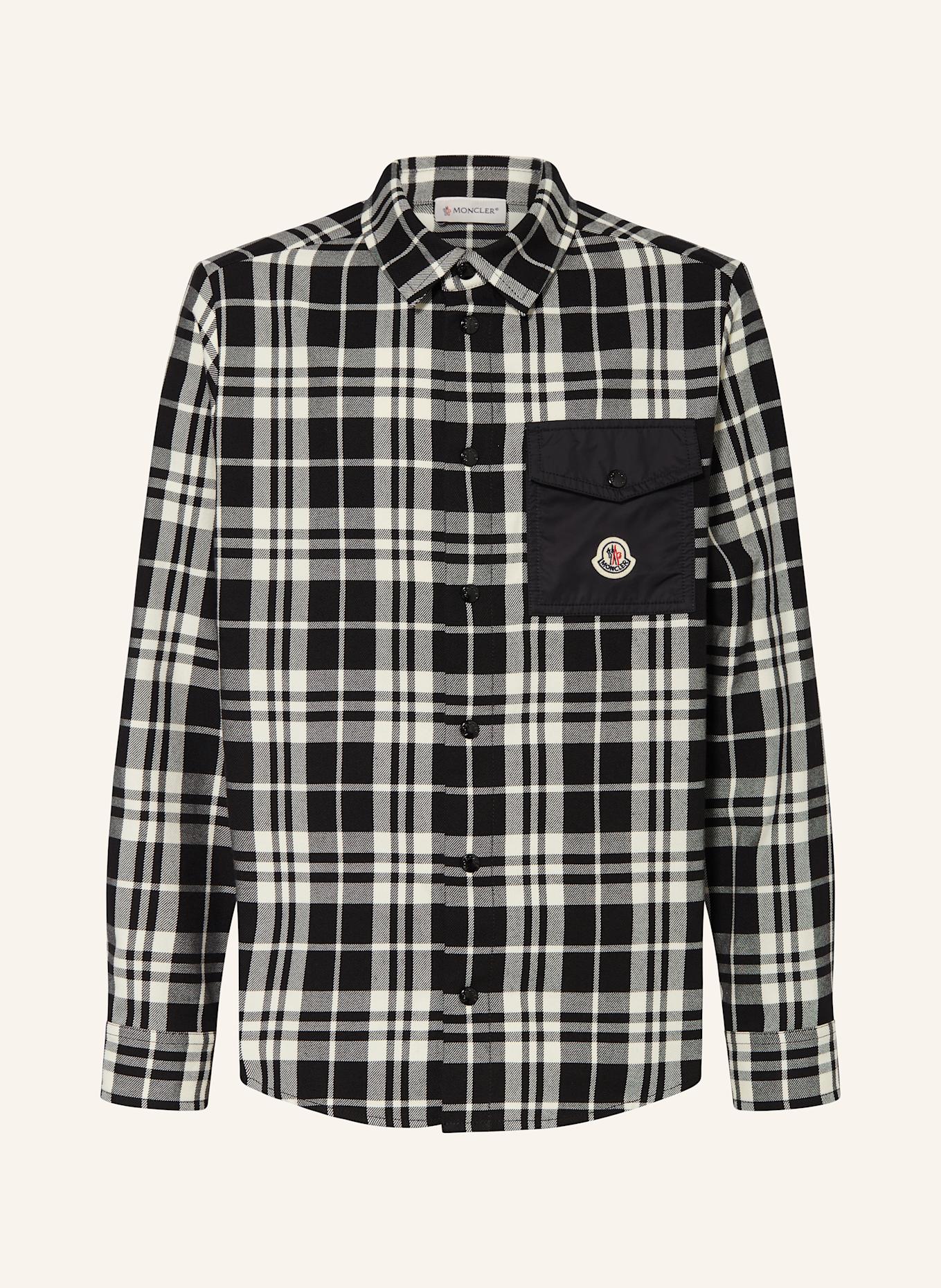 MONCLER enfant Shirt: BLACK / WHITE
