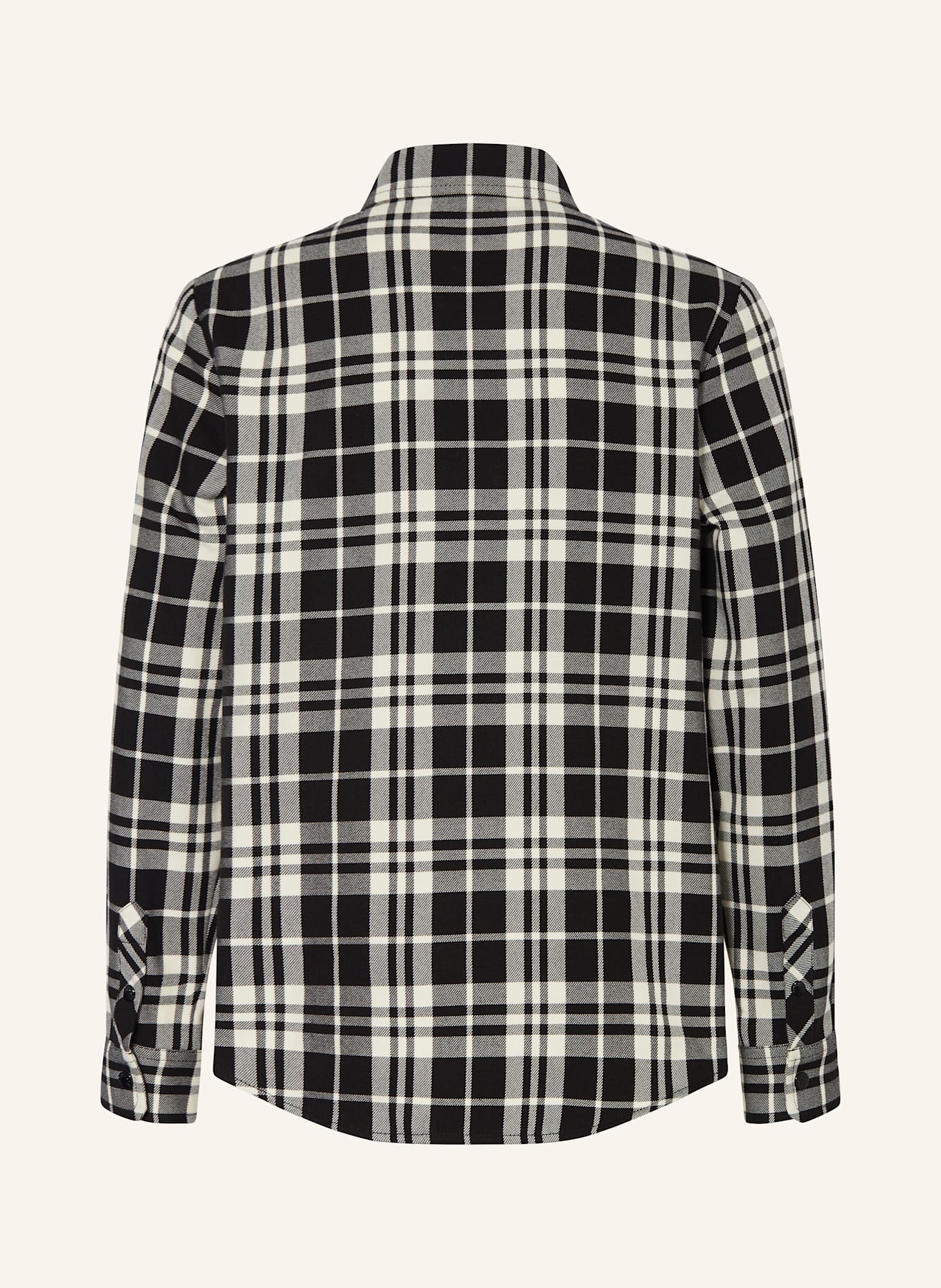 MONCLER enfant Shirt: BLACK / WHITE