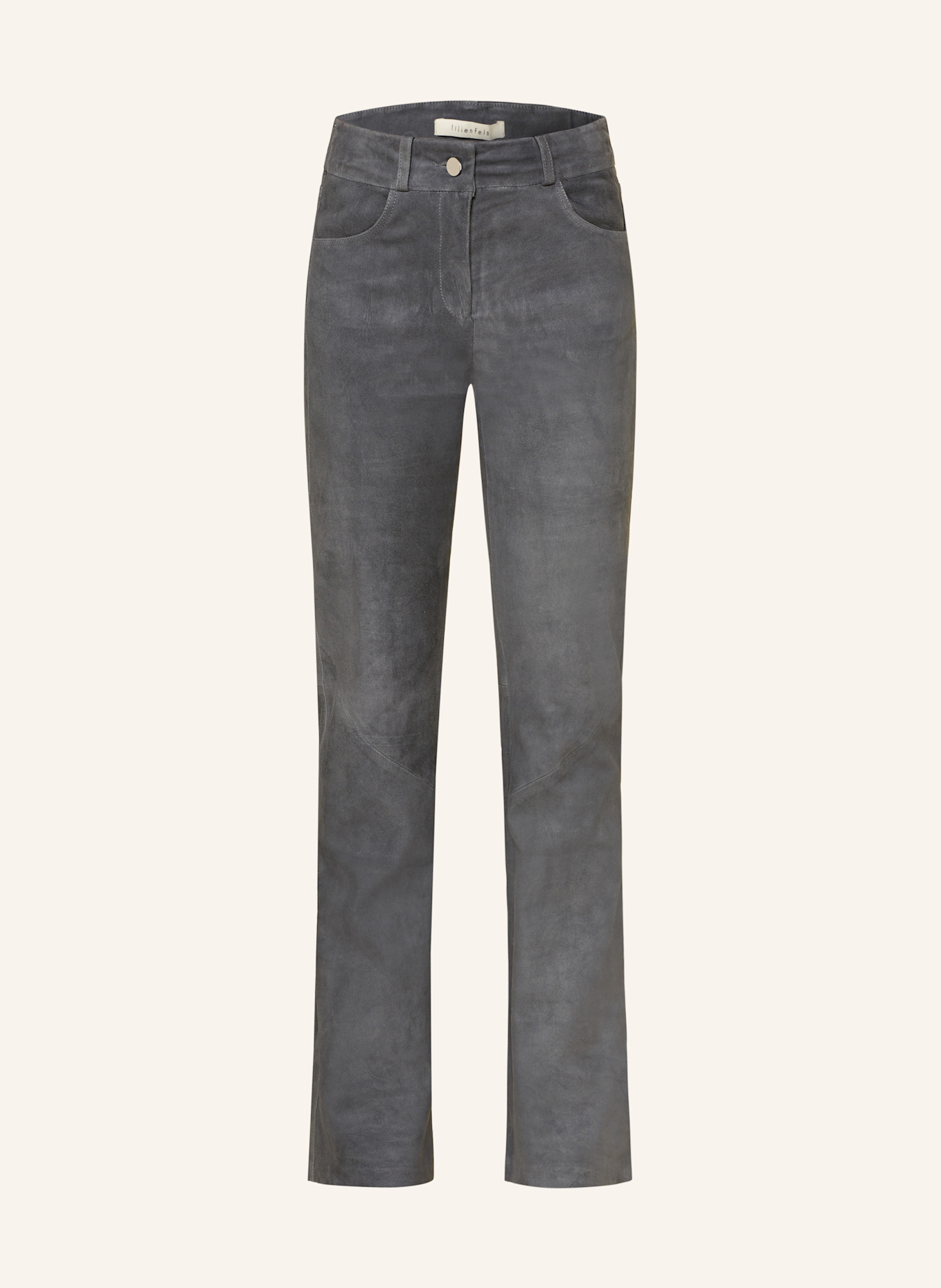 lilienfels Leather trousers: GRAY