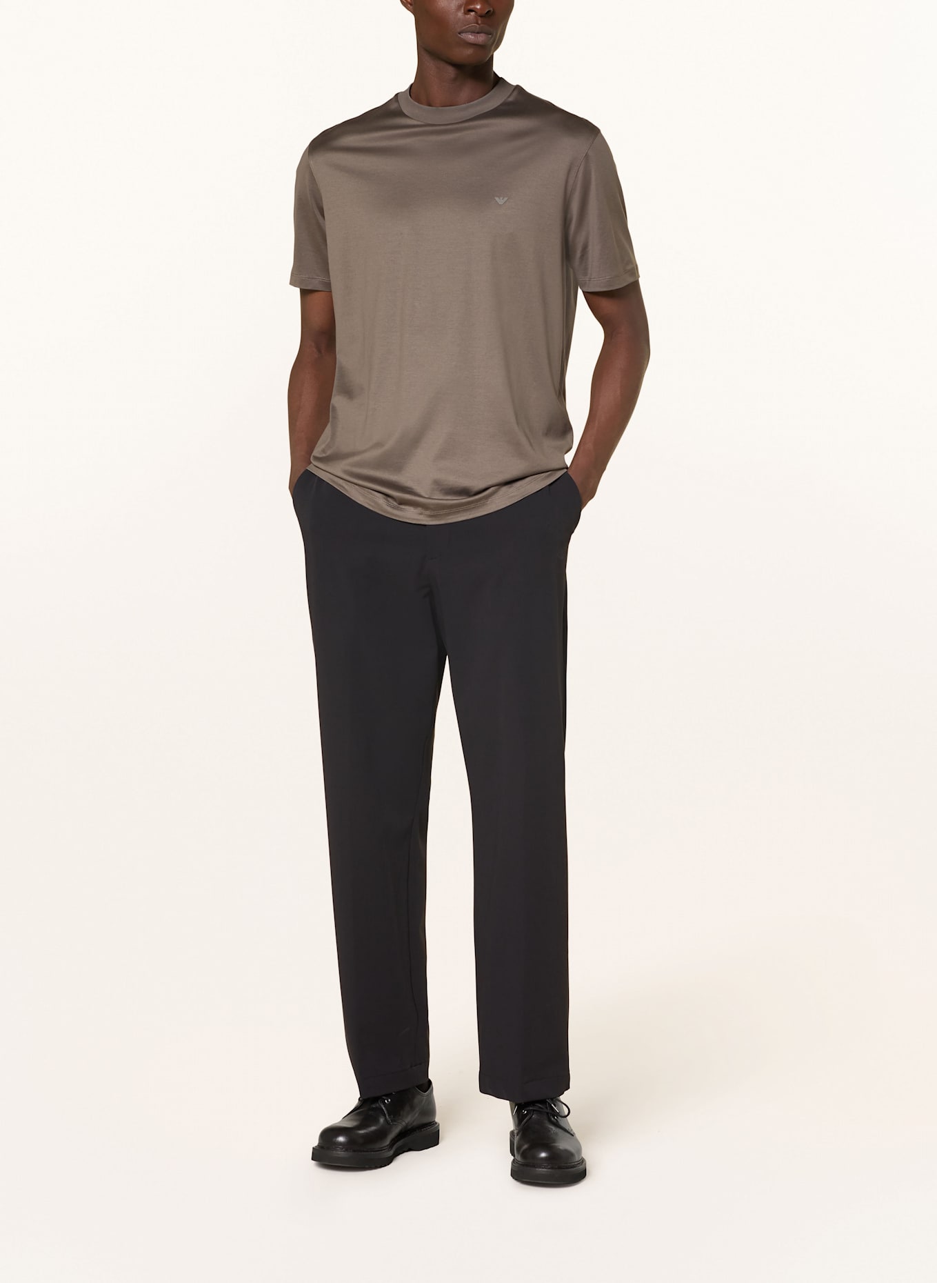 EMPORIO ARMANI T-Shirt: TAUPE