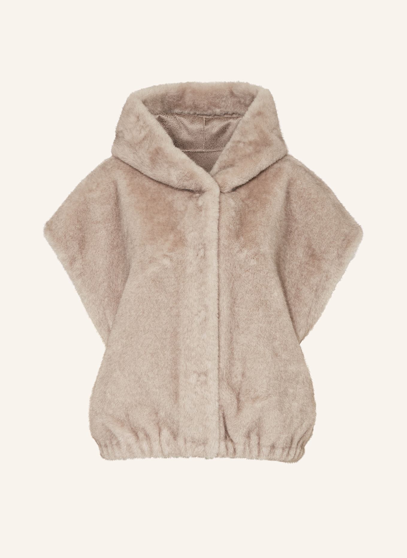 STUDIO AR Kunstpelz-Jacke OLENA: HELLGRAU