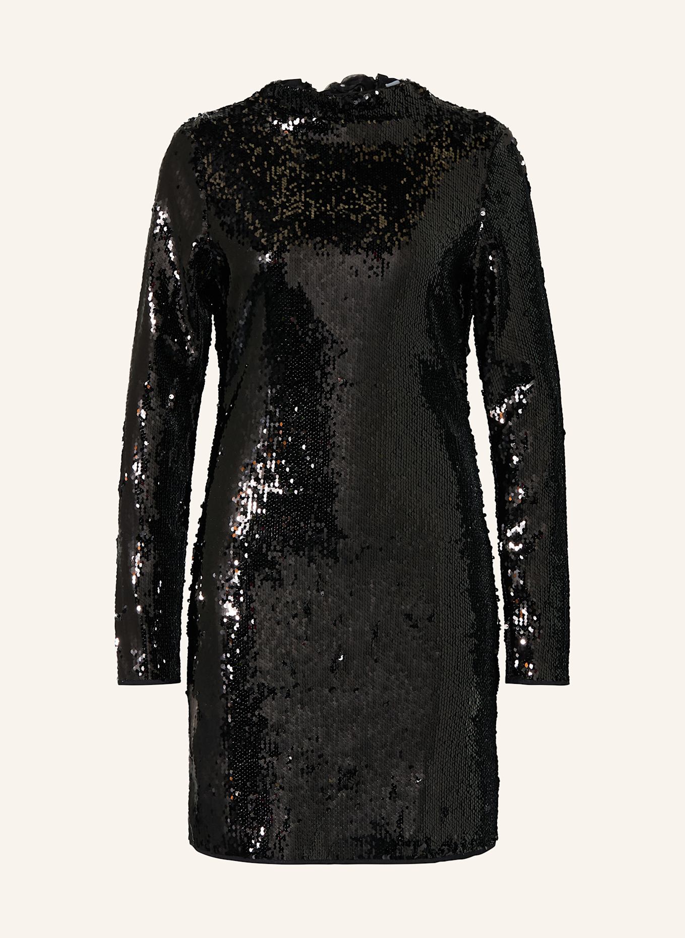 MRS & HUGS Kleid mit Pailletten: SCHWARZ