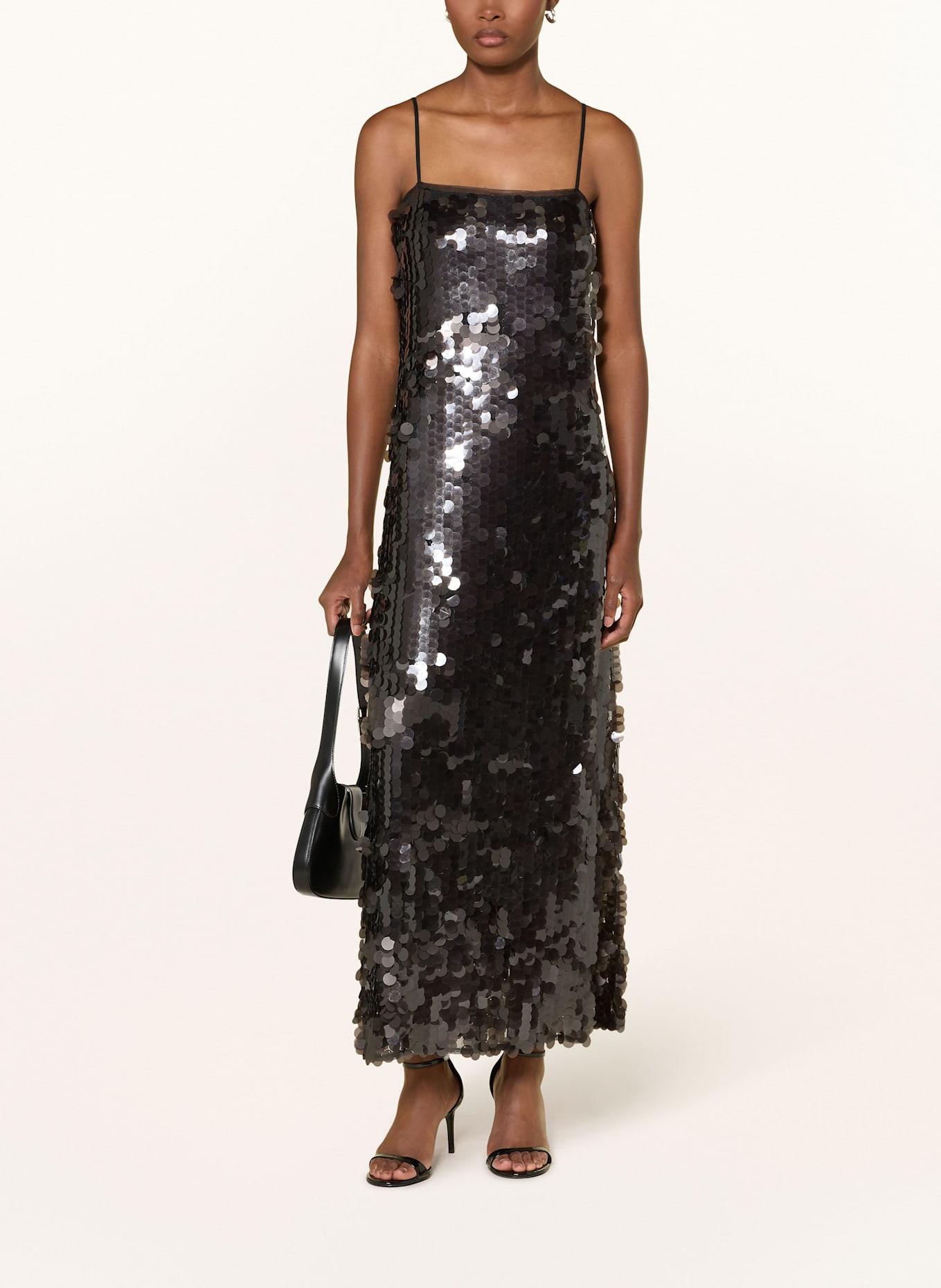 MRS & HUGS Kleid mit Pailletten: SCHWARZ