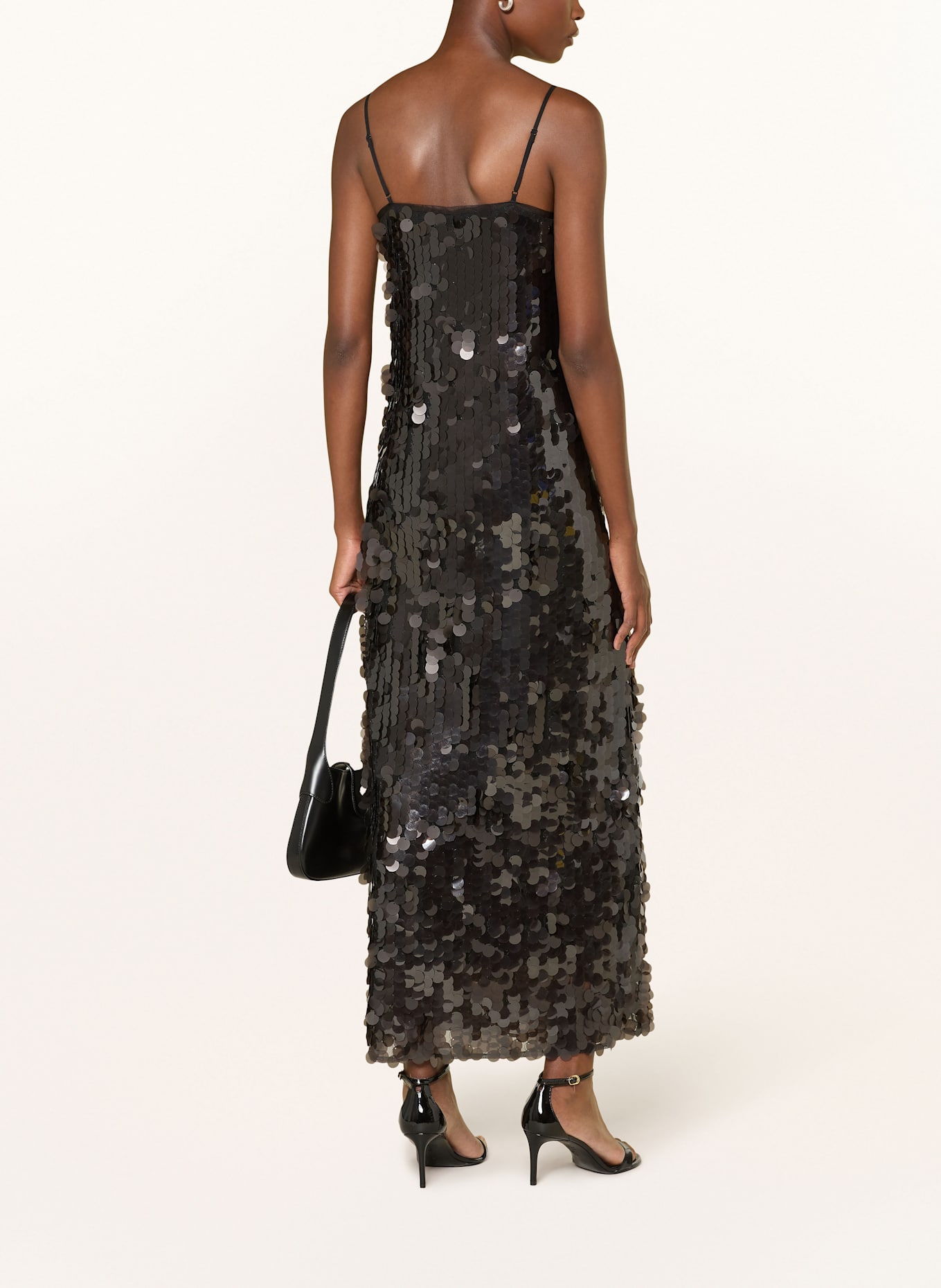 MRS & HUGS Kleid mit Pailletten: SCHWARZ