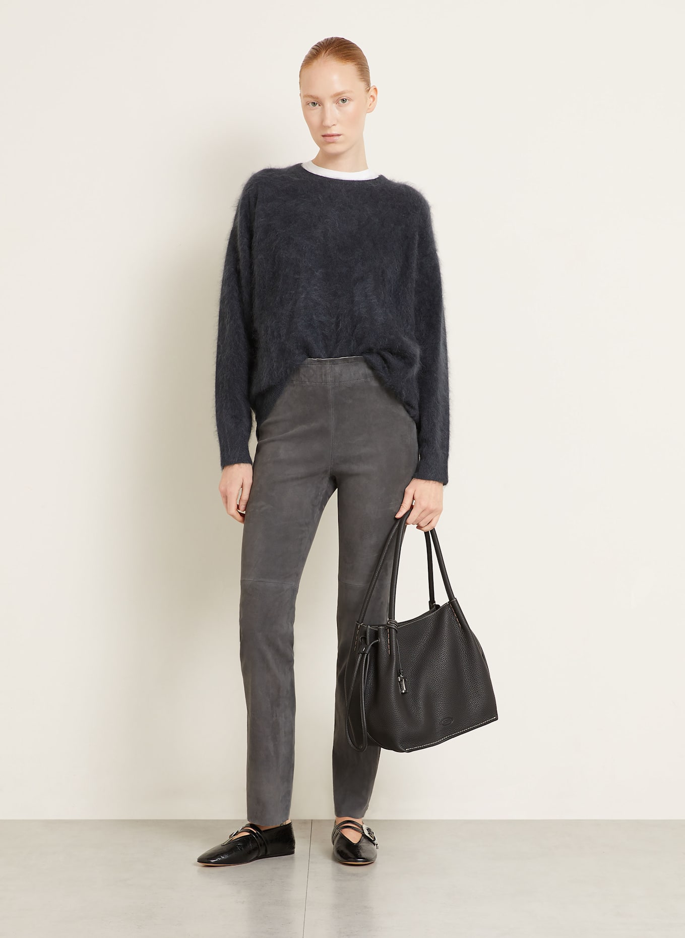 IRIS von ARNIM Pull en cachemire ELYSA: GRIS FONCÉ