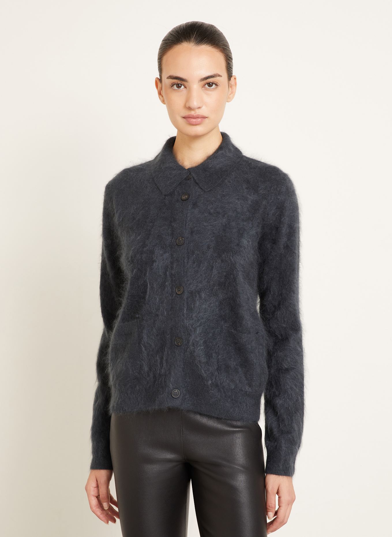 IRIS von ARNIM Cardigan ELYN en cachemire: GRIS FONCÉ