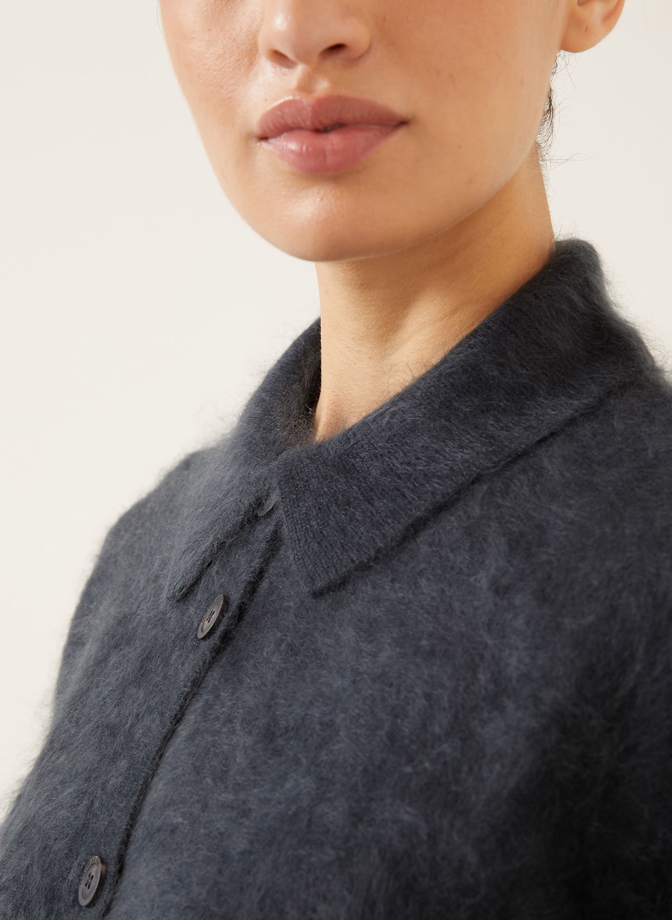 IRIS von ARNIM Cardigan ELYN en cachemire: GRIS FONCÉ