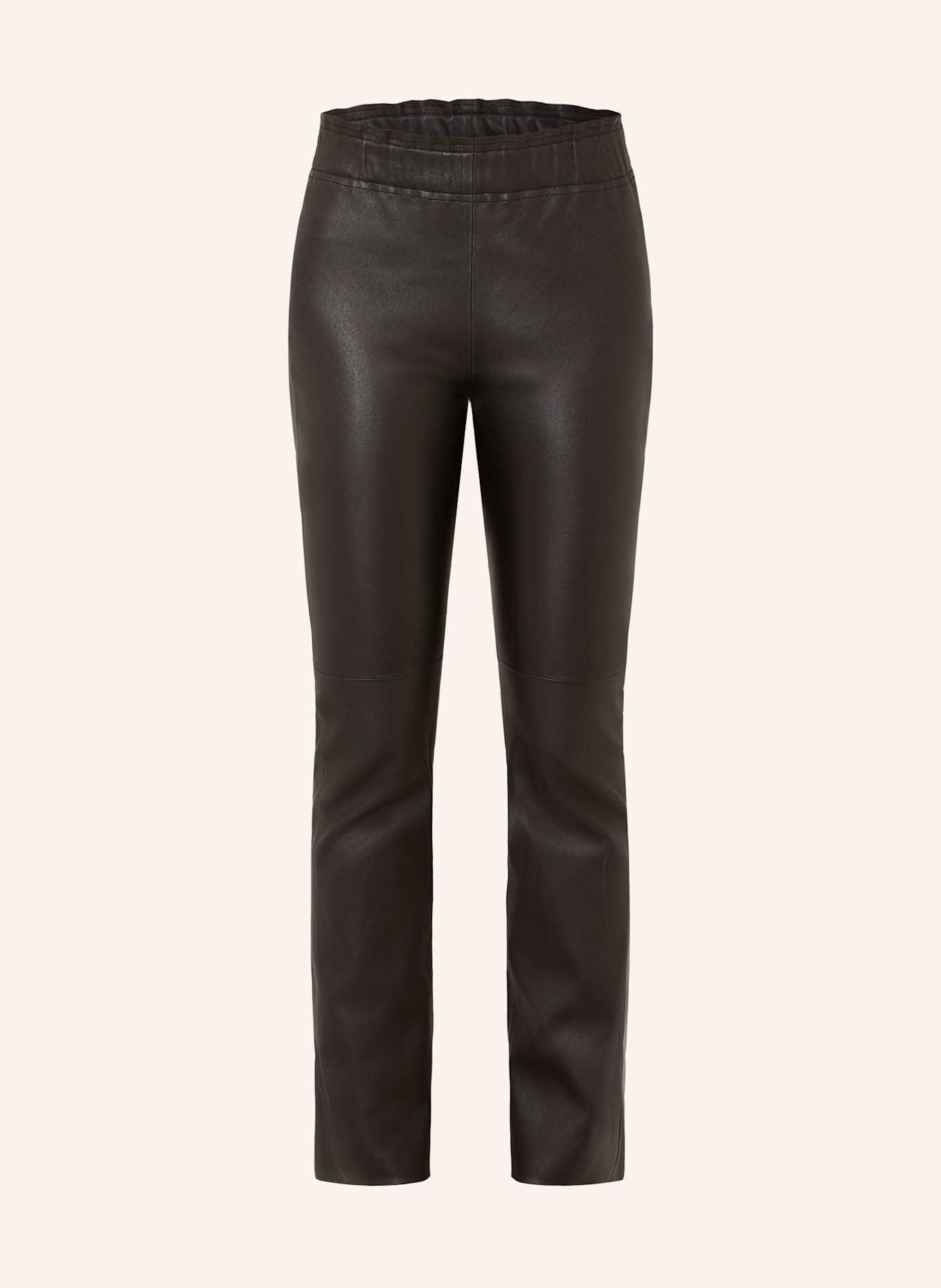 IRIS von ARNIM Pantalon en cuir PHILINE: NOIR