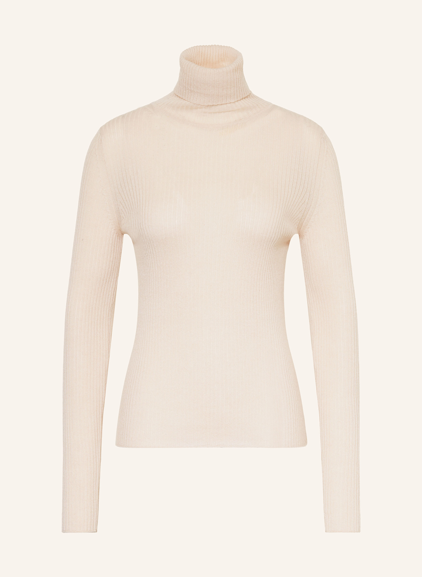 IRIS von ARNIM Rollkragenpullover LAWA aus Cashmere: CREME