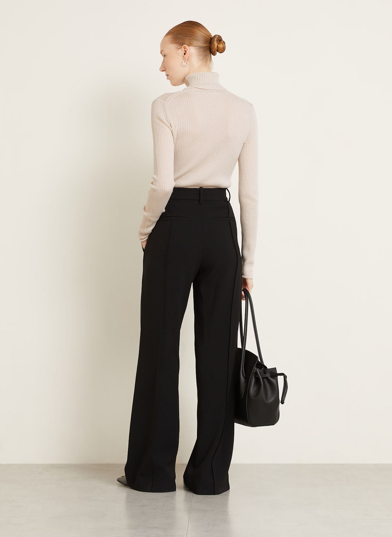 IRIS von ARNIM Rollkragenpullover LAWA aus Cashmere: CREME