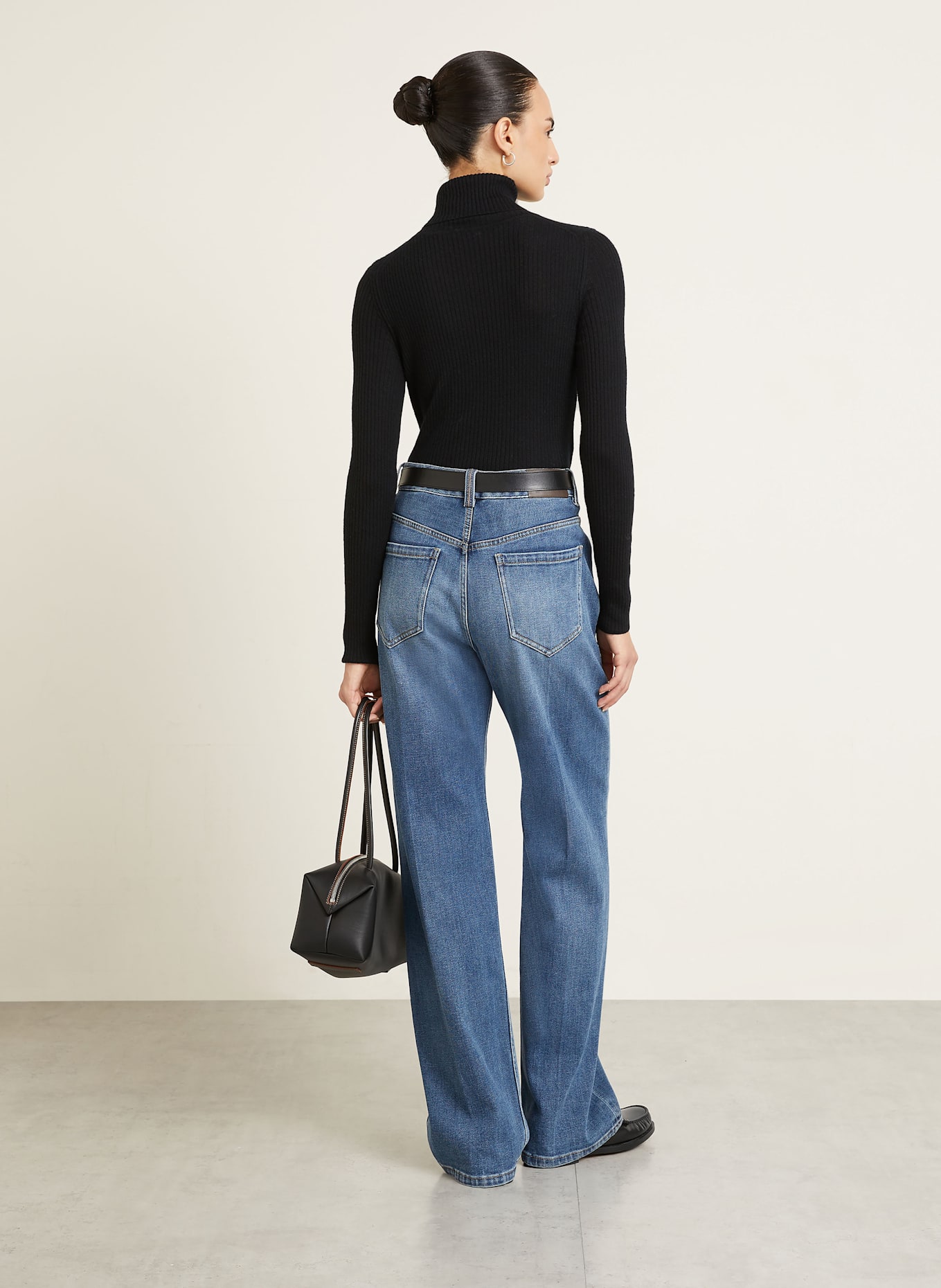 IRIS von ARNIM Turtleneck sweater LAWA made of cashmere: BLACK