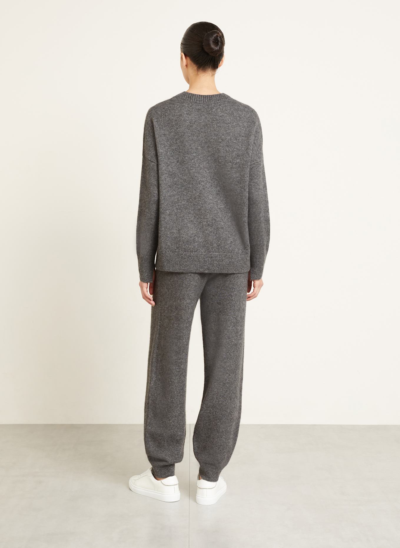IRIS von ARNIM Oversized-Pullover BLENDA aus Cashmere: GRAU