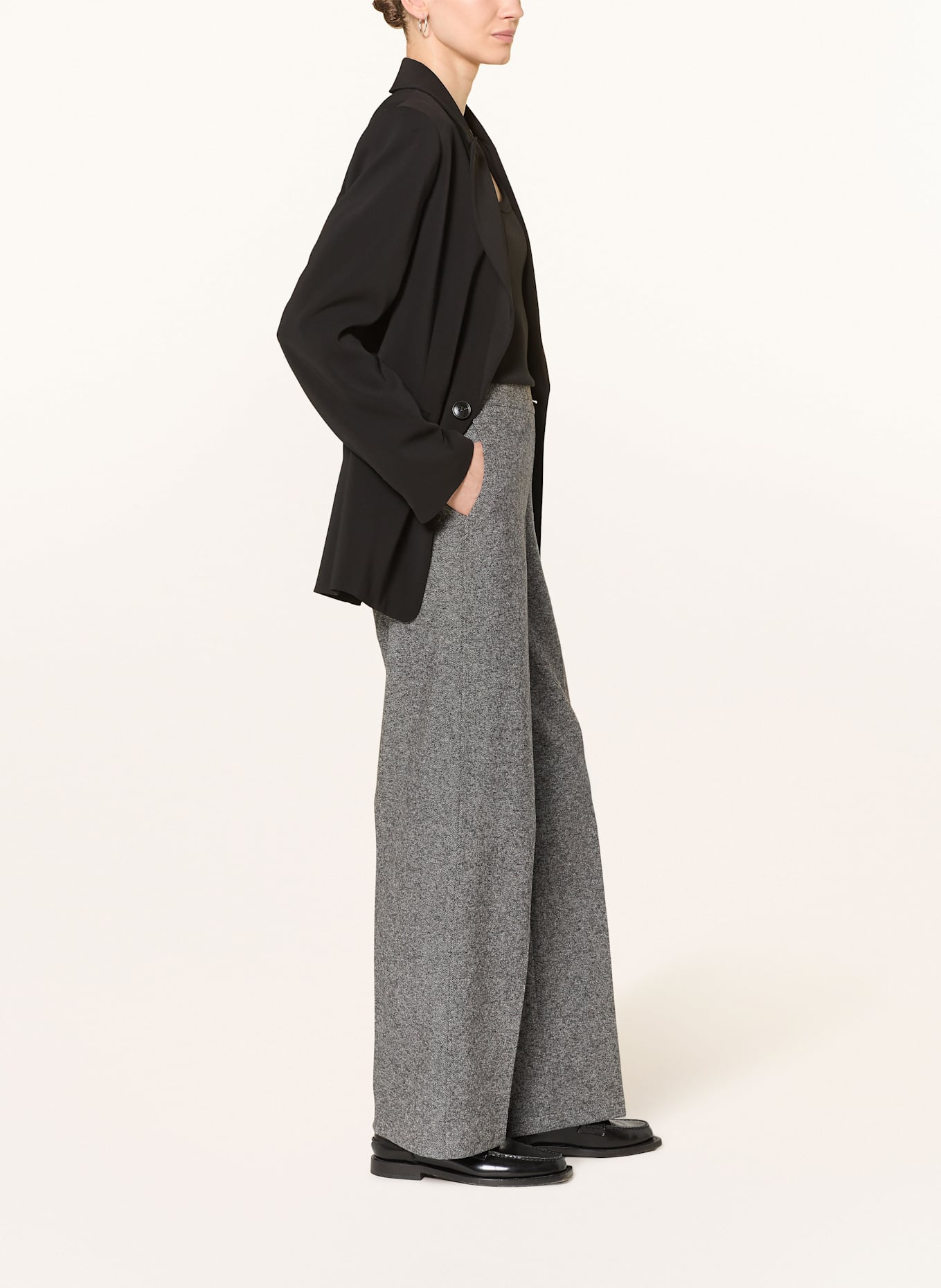 Marc O'Polo Marlenehose aus Jersey: GRAU