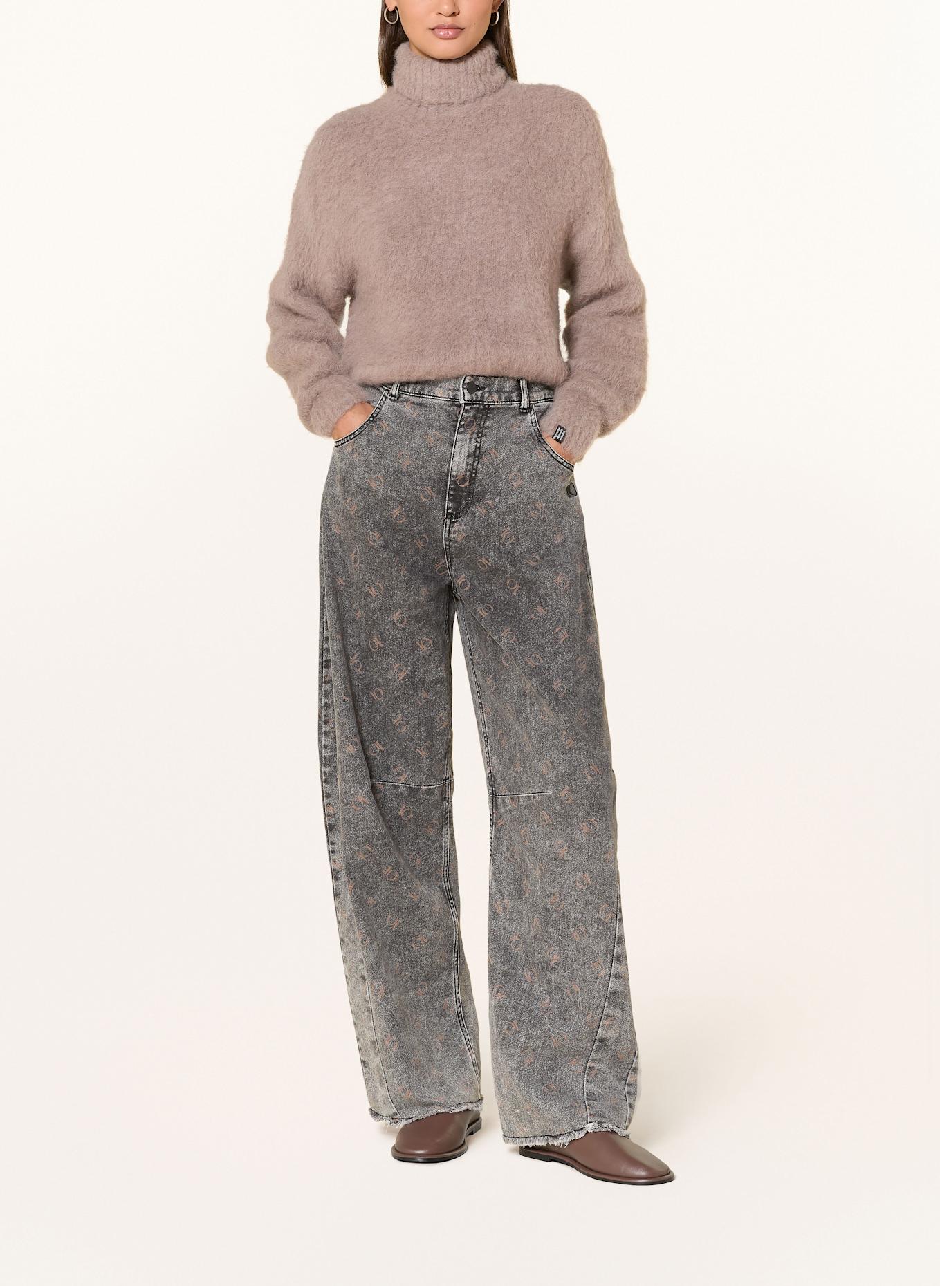 10DAYS Rollkragenpullover mit Alpaka: TAUPE