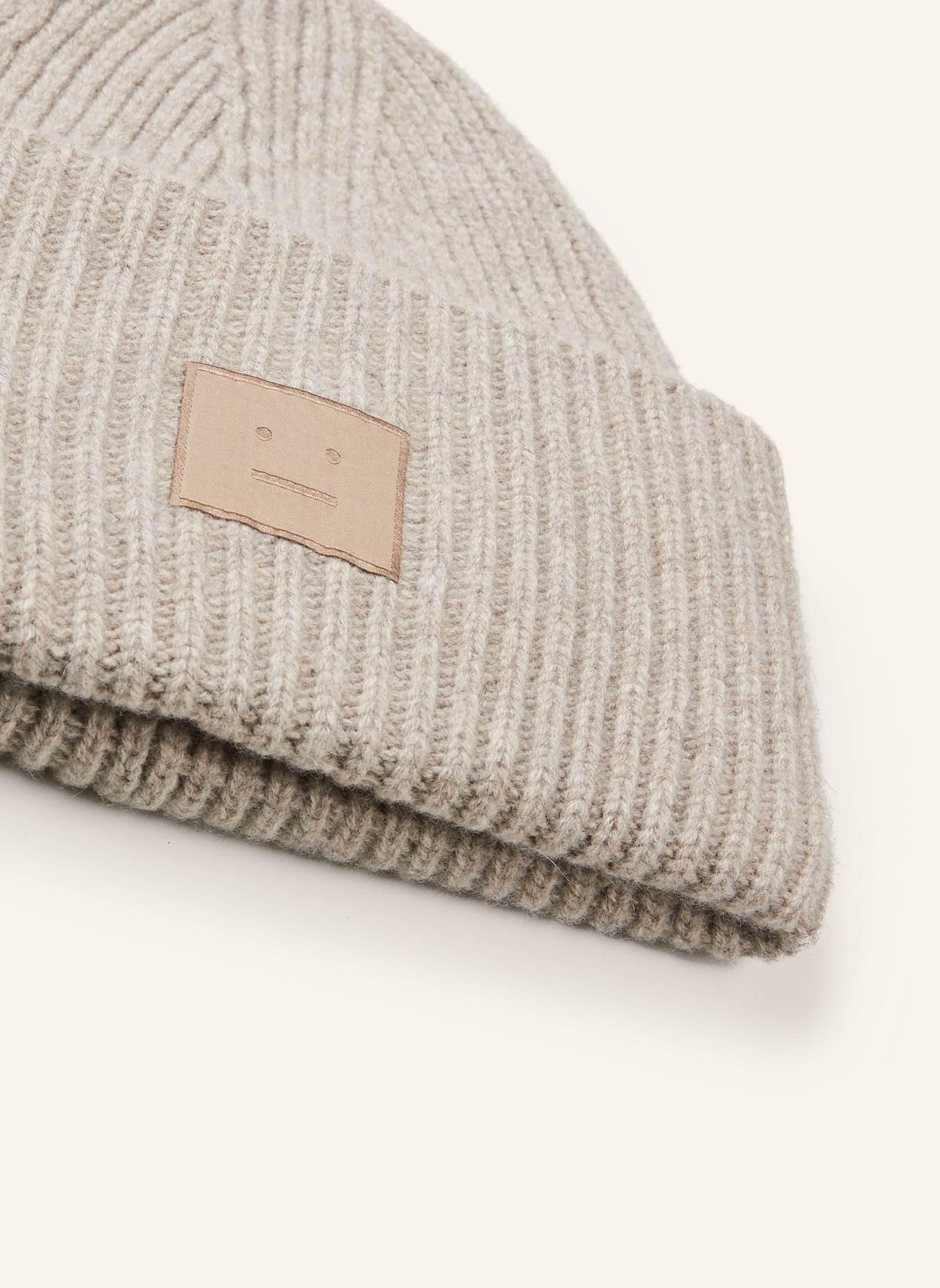 Acne Studios Beanie: TAUPE