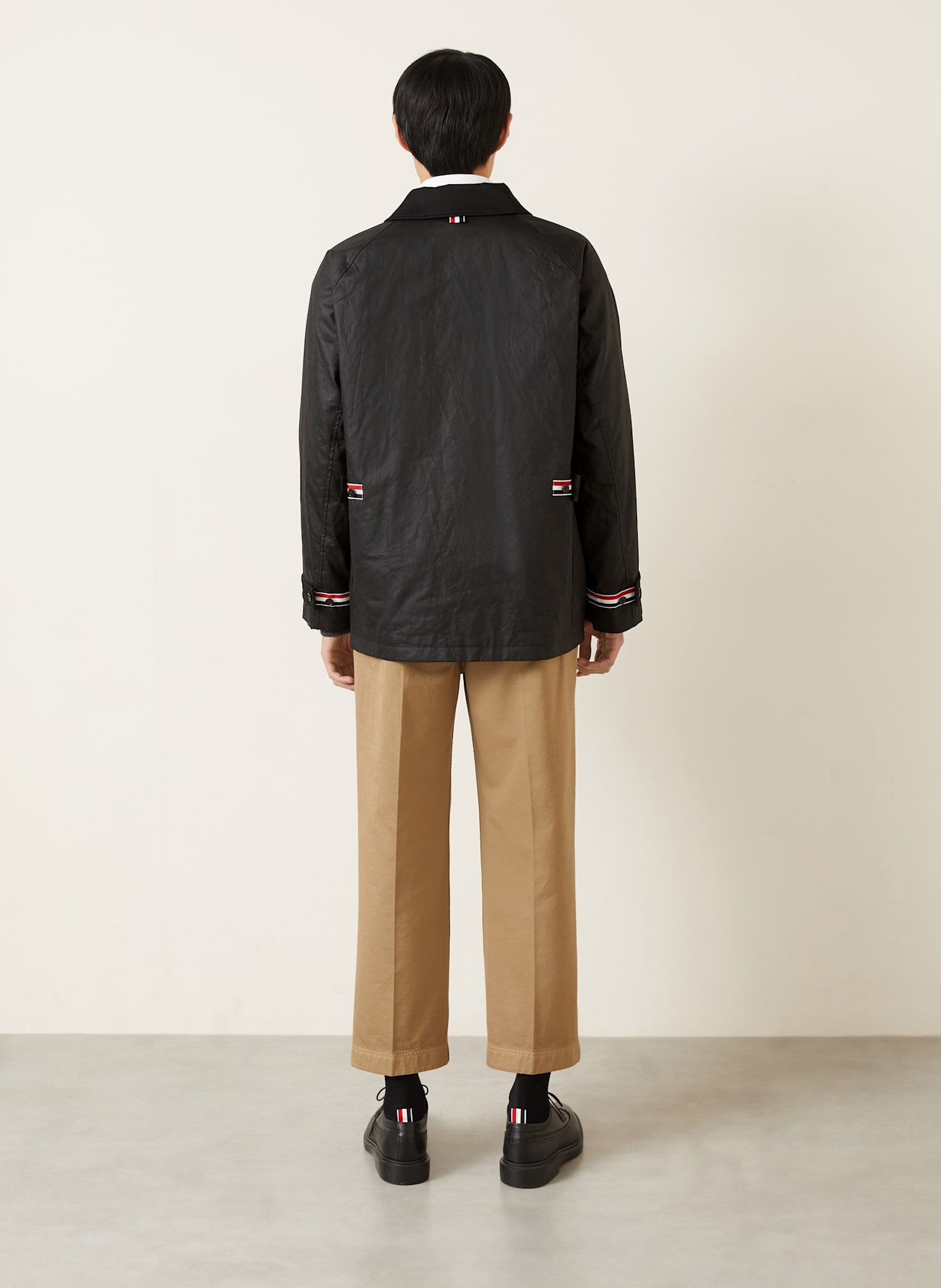 THOM BROWNE. Fieldjacket: SCHWARZ