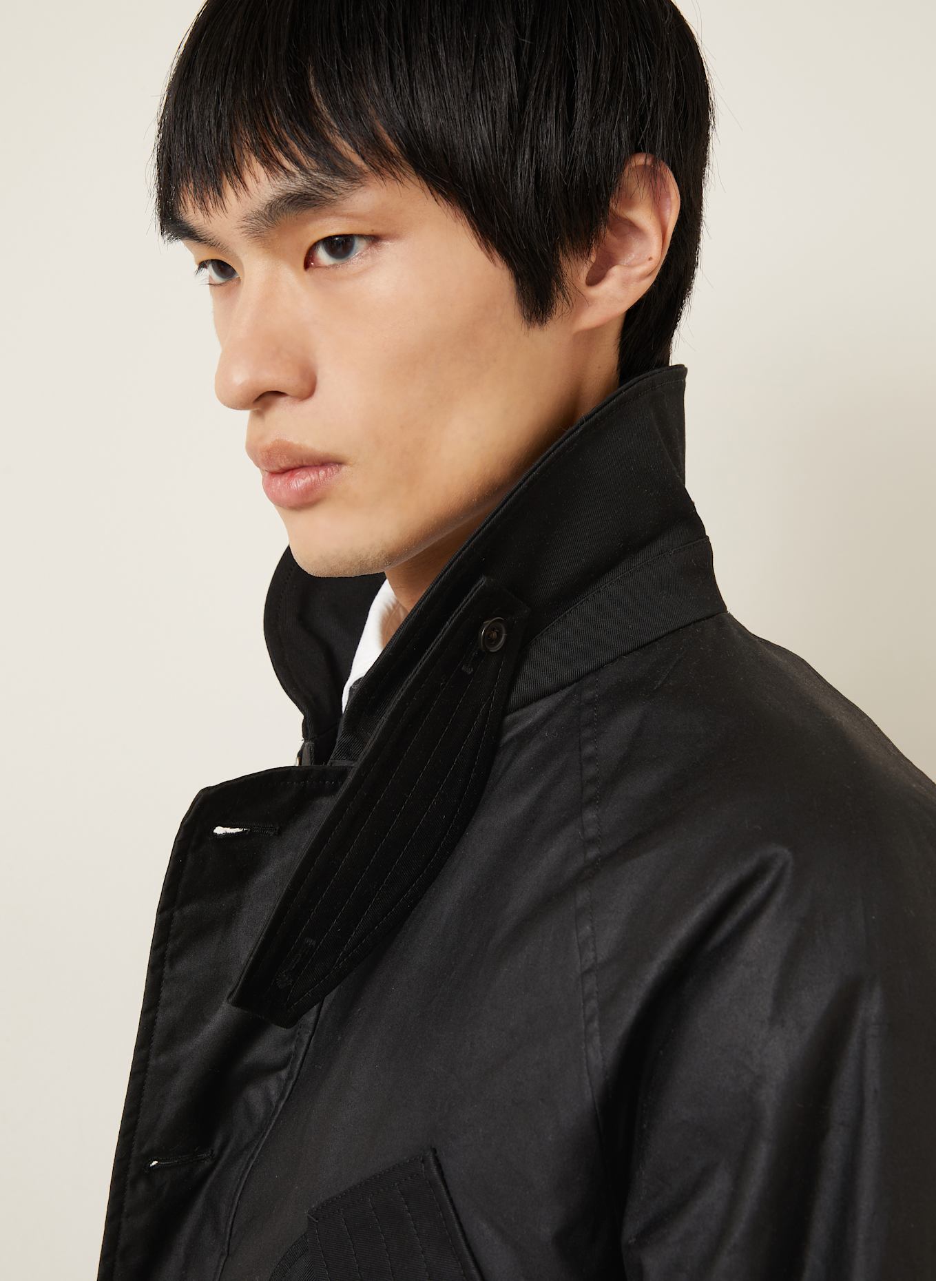 THOM BROWNE. Fieldjacket: SCHWARZ