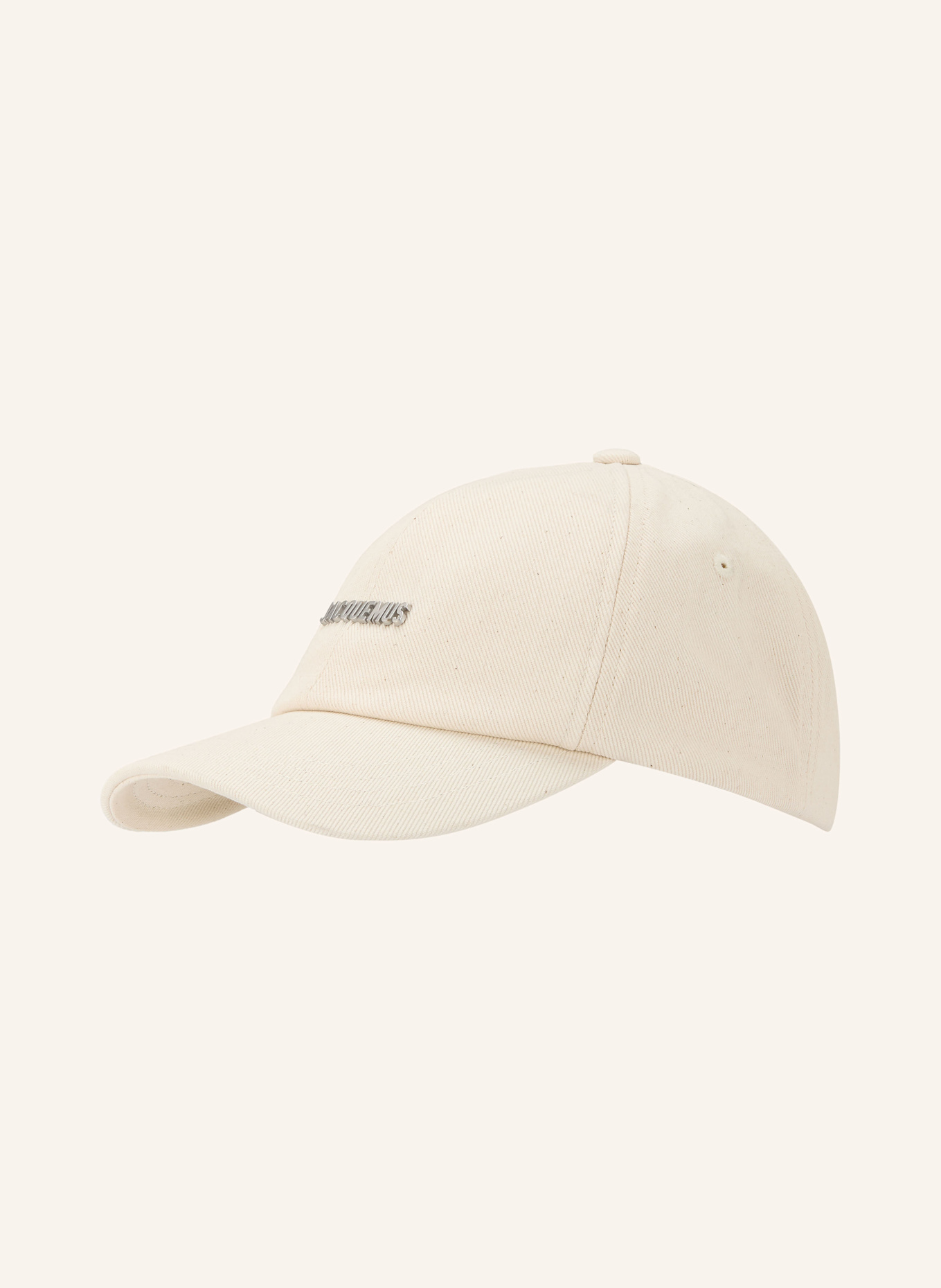 JACQUEMUS Czapka z daszkiem LA CASQUETTE GADJO: ECRU
