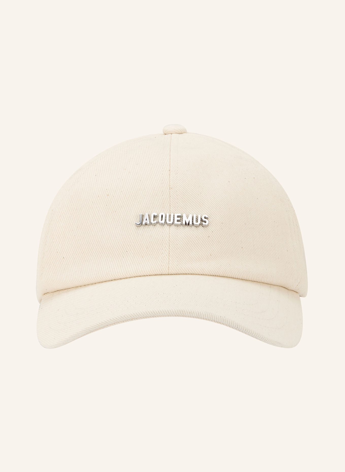 JACQUEMUS Czapka z daszkiem LA CASQUETTE GADJO: ECRU