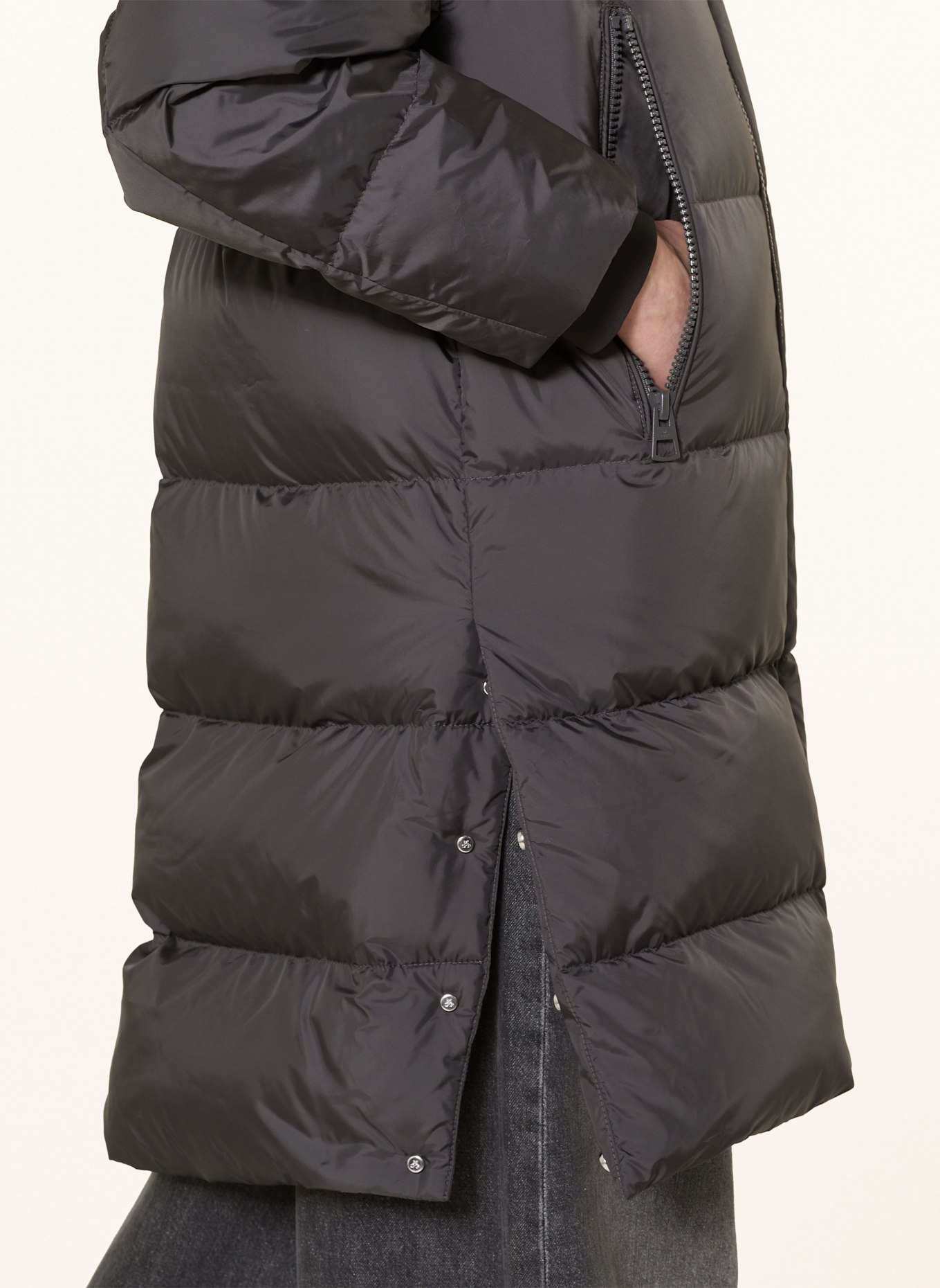 Marc O'Polo Daunenmantel: DUNKELGRAU