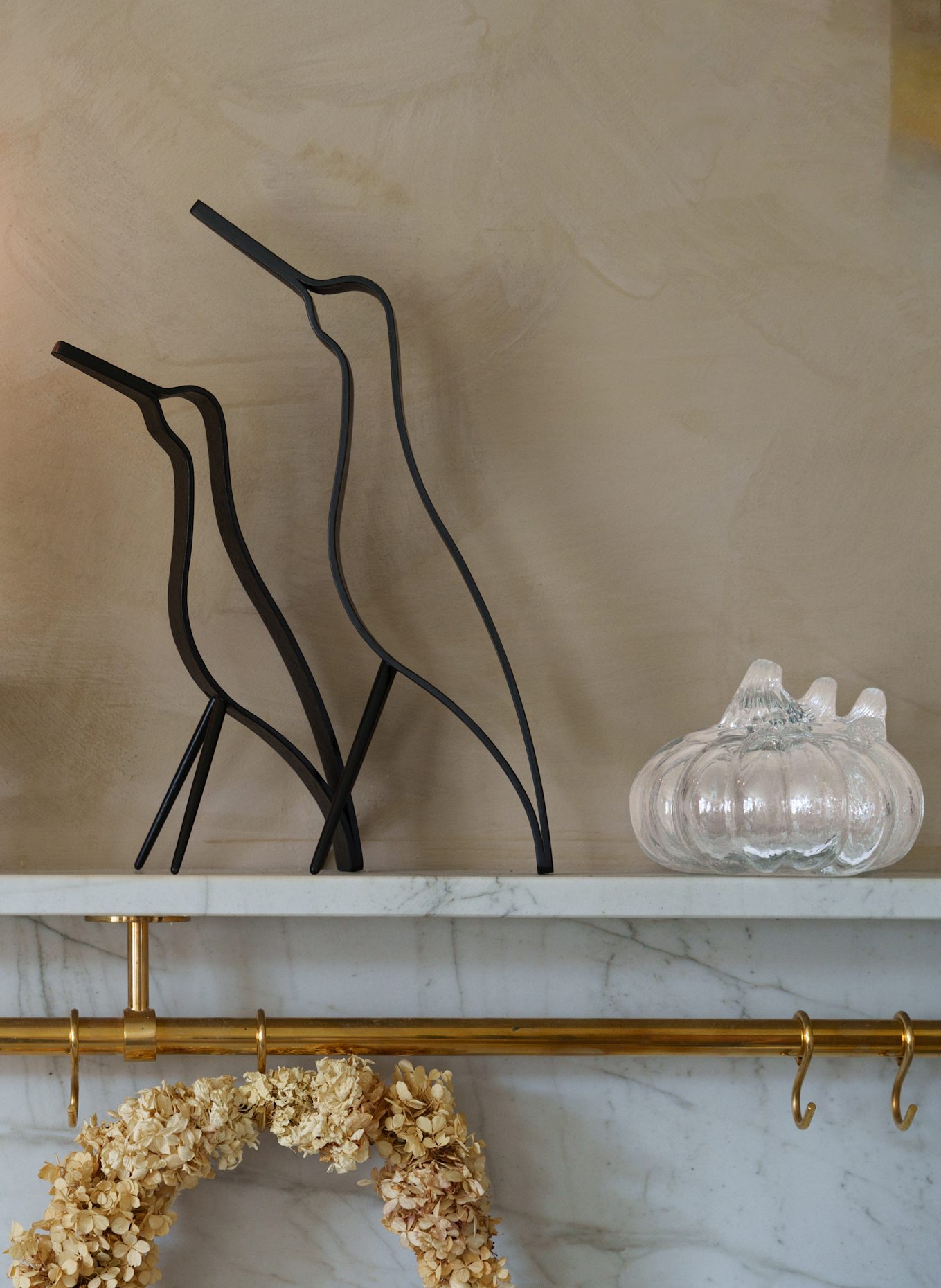 COOEE Design Dekofigur PUMPKIN SMALL: WEISS