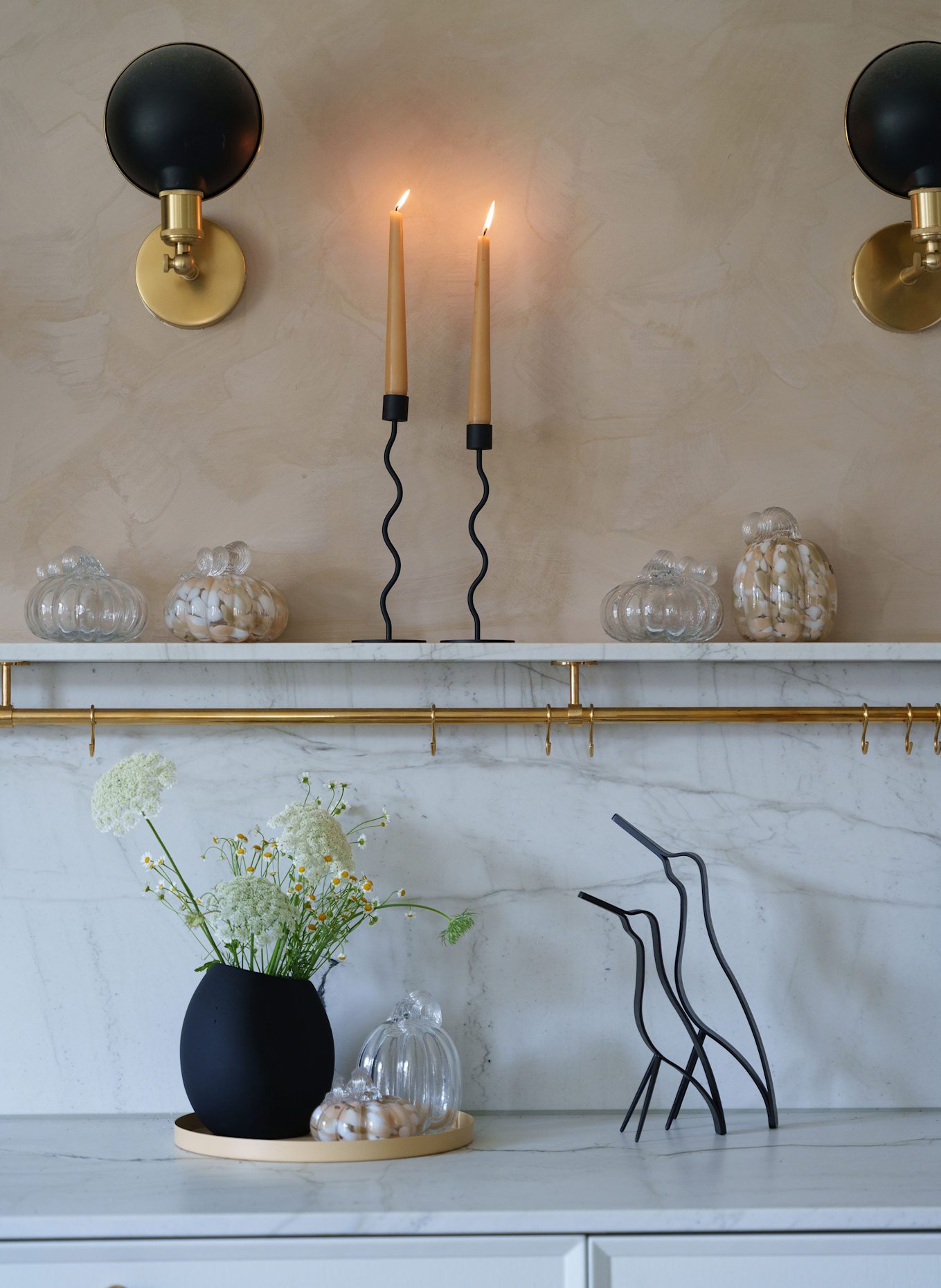 COOEE Design Dekofigur PUMPKIN: CREME / HELLORANGE / HELLGRÜN