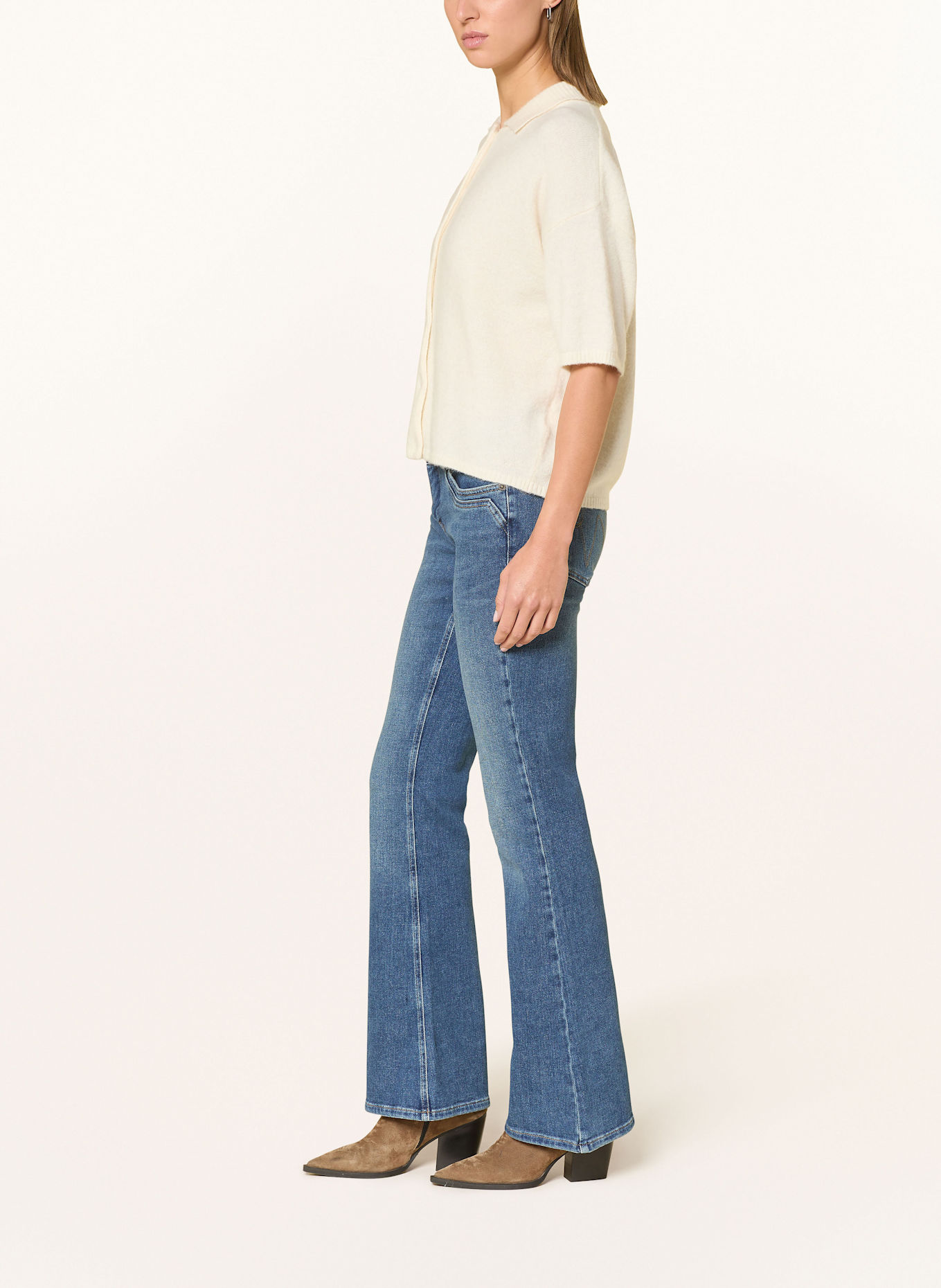 MAC Flared Leg Jeans DETROIT: D591 essential mid blue