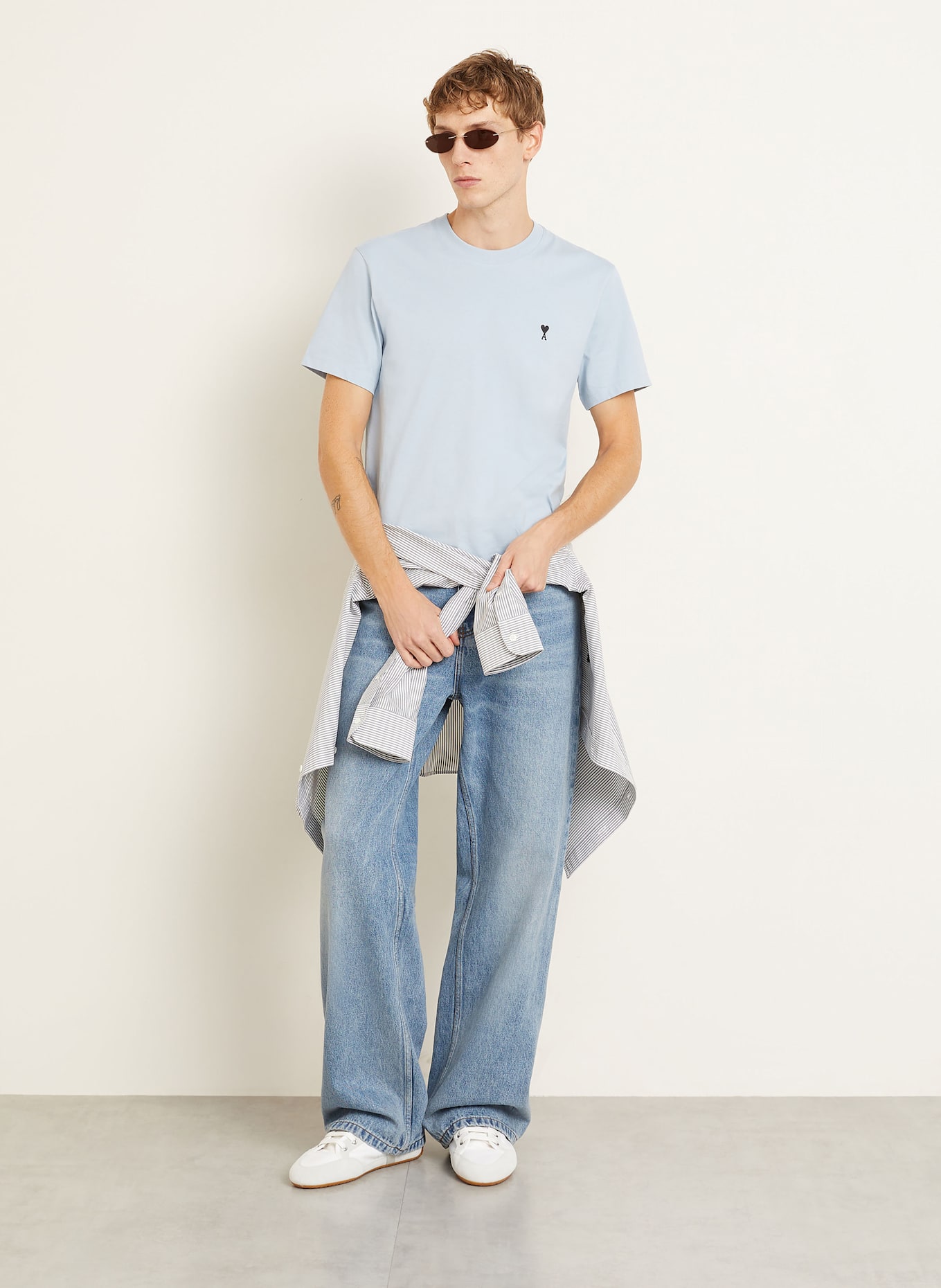 AMI PARIS T-Shirt: HELLBLAU