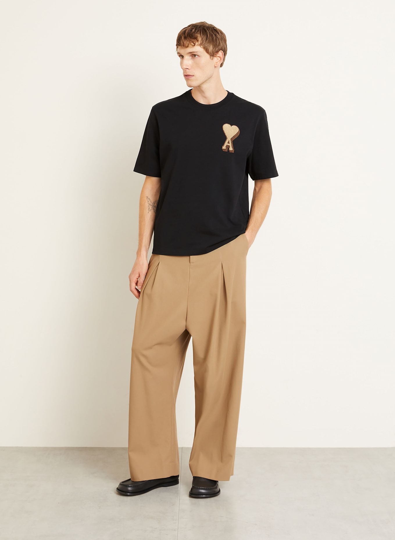 AMI PARIS T-Shirt: SCHWARZ